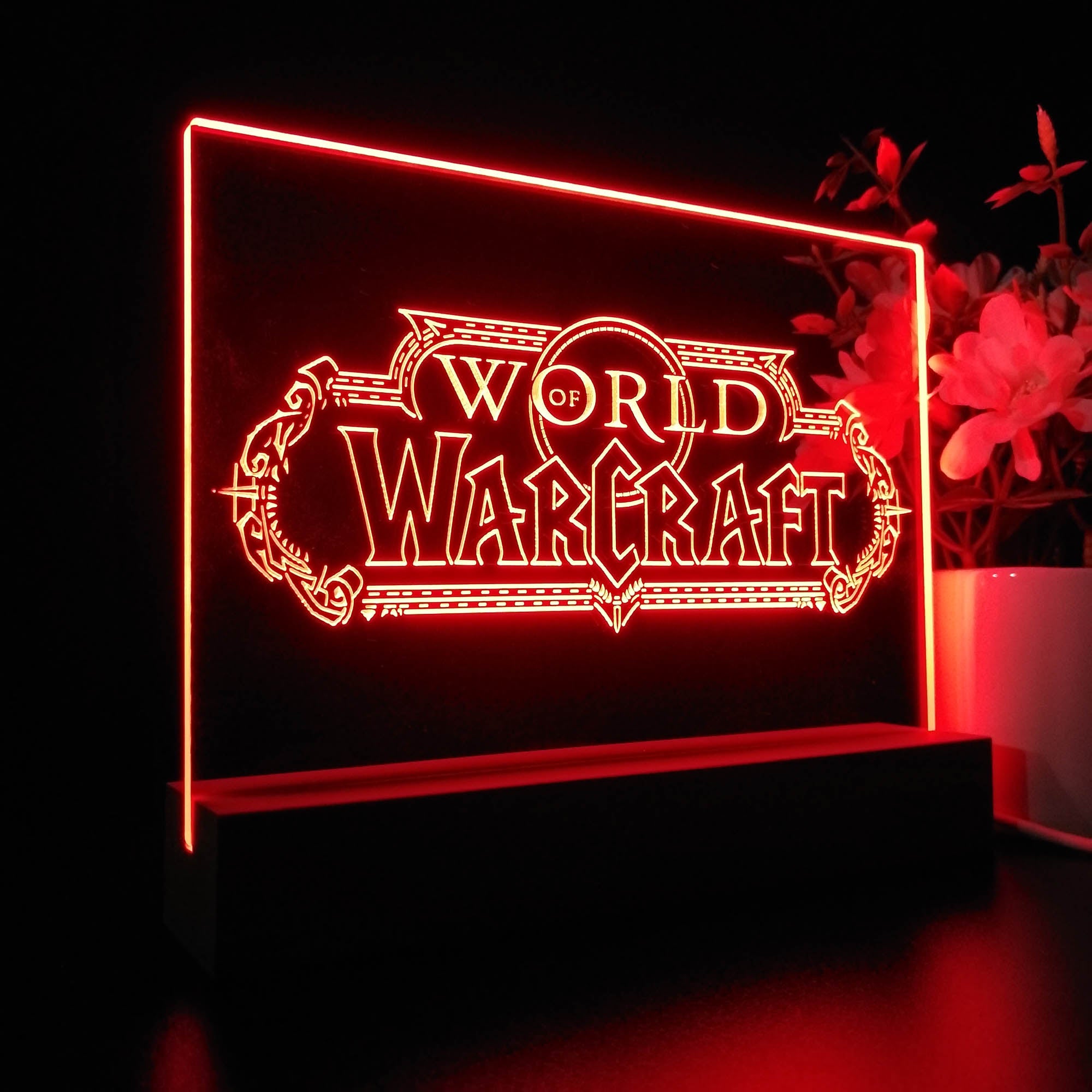 World of Warcraft 3D Neon LED Night Light Sign