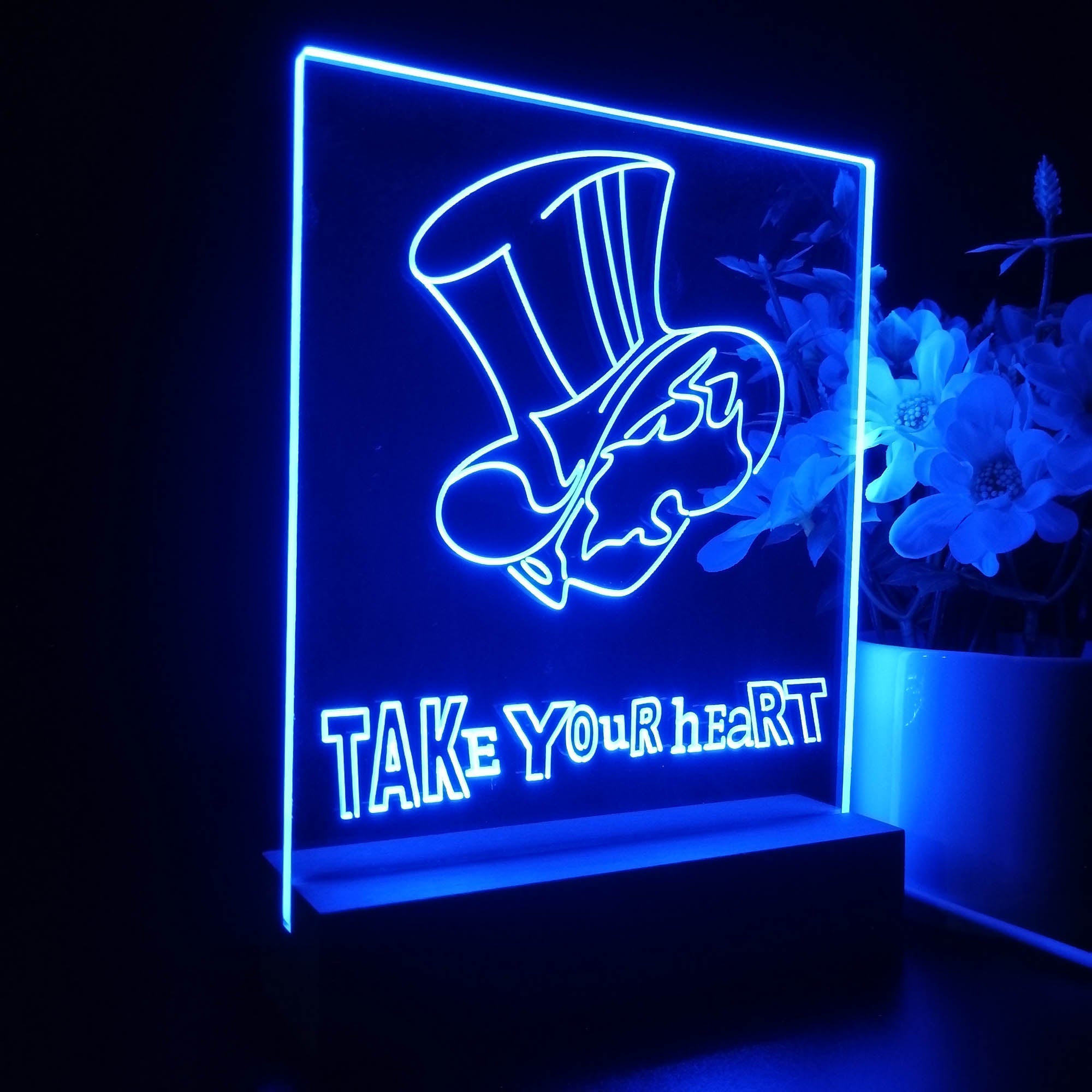 Persona 5 Joker 3D Neon LED Night Light Sign Table Lamp