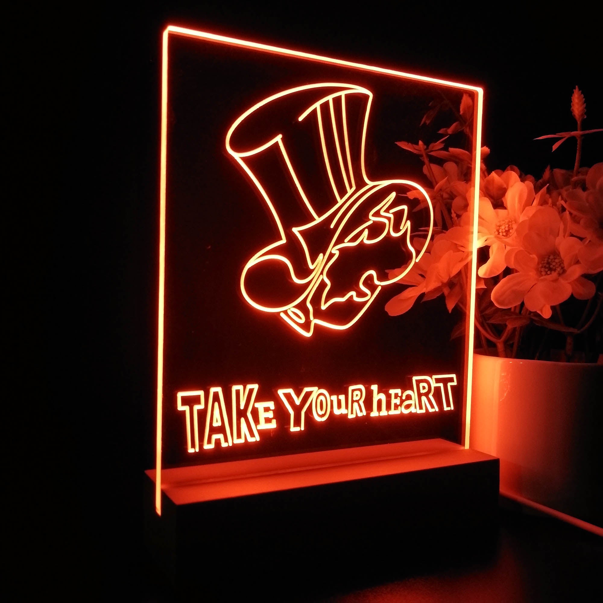 Persona 5 Joker 3D Neon LED Night Light Sign Table Lamp