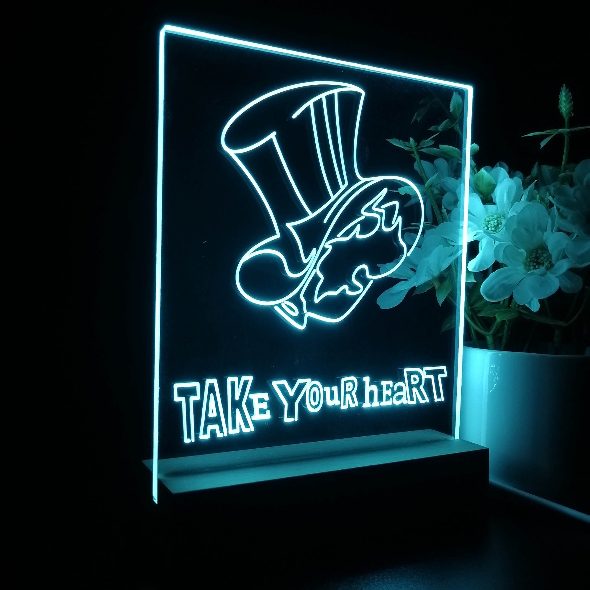 Persona 5 Joker 3D Neon LED Night Light Sign Table Lamp