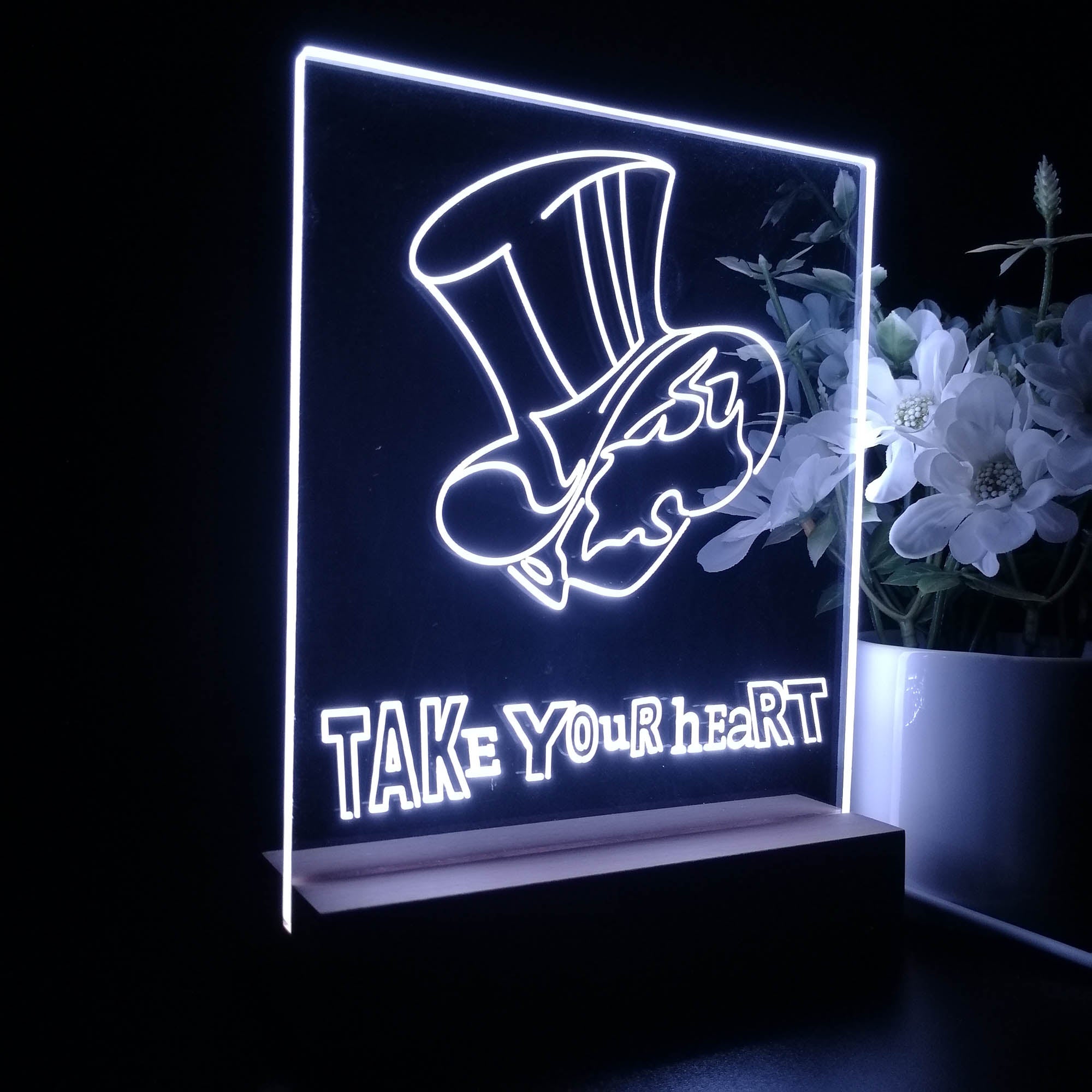 Persona 5 Joker 3D Neon LED Night Light Sign Table Lamp