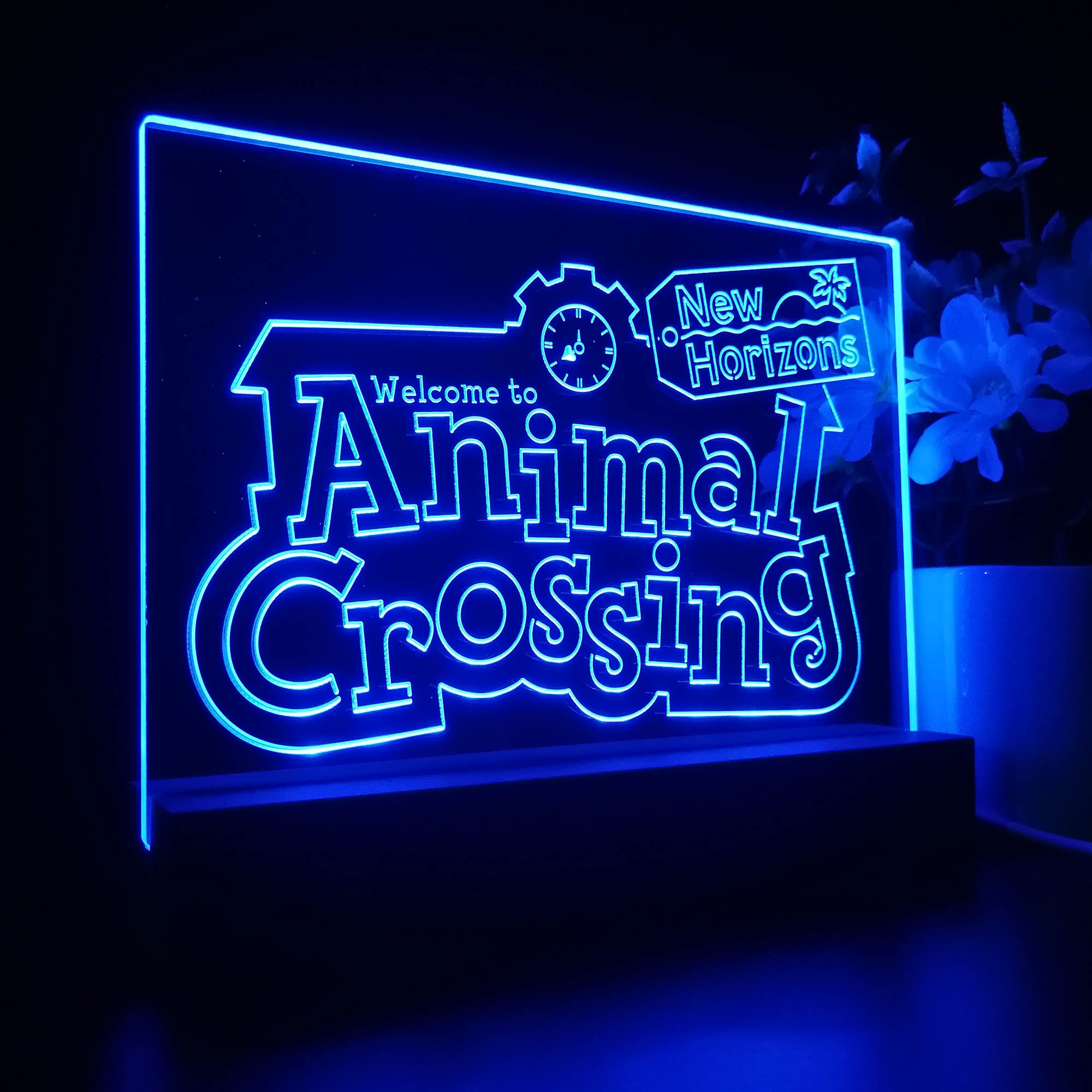 Animal Crossing New Horizons 3D Neon LED Night Light Sign