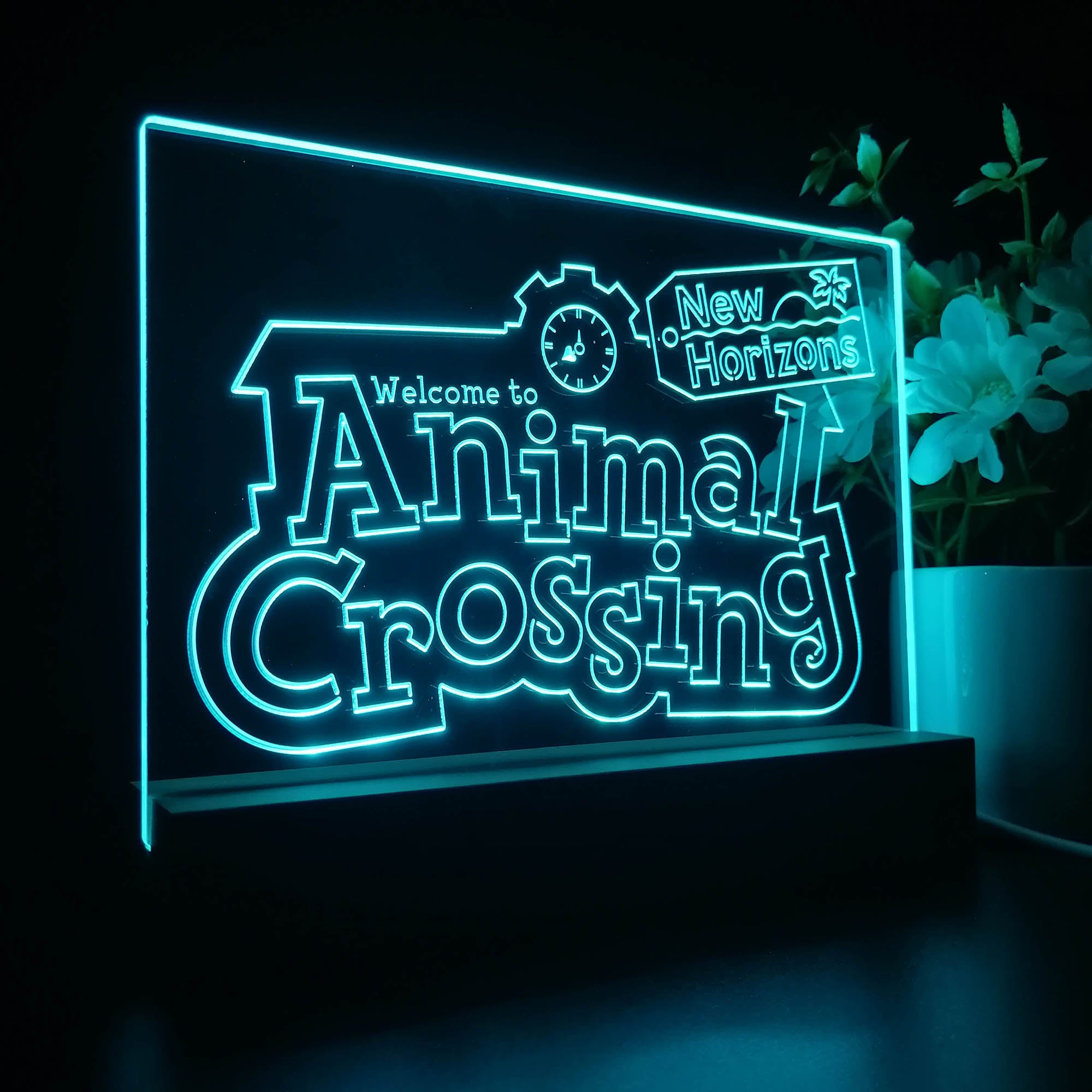 Animal Crossing New Horizons 3D Neon LED Night Light Sign