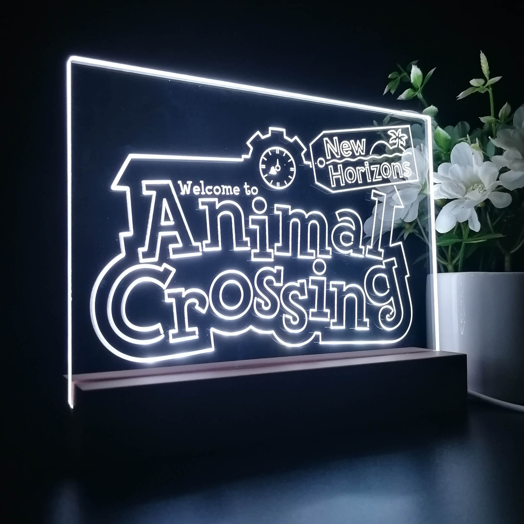 Animal Crossing New Horizons 3D Neon LED Night Light Sign