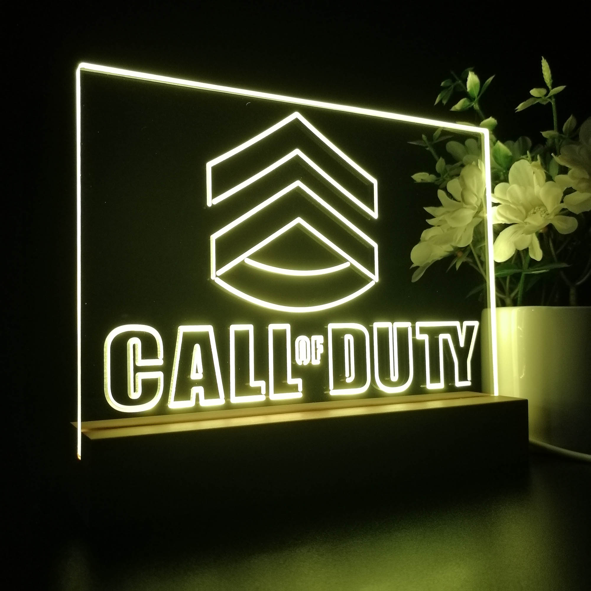 Call Of Duty Elite 3D Neon LED Night Light Sign