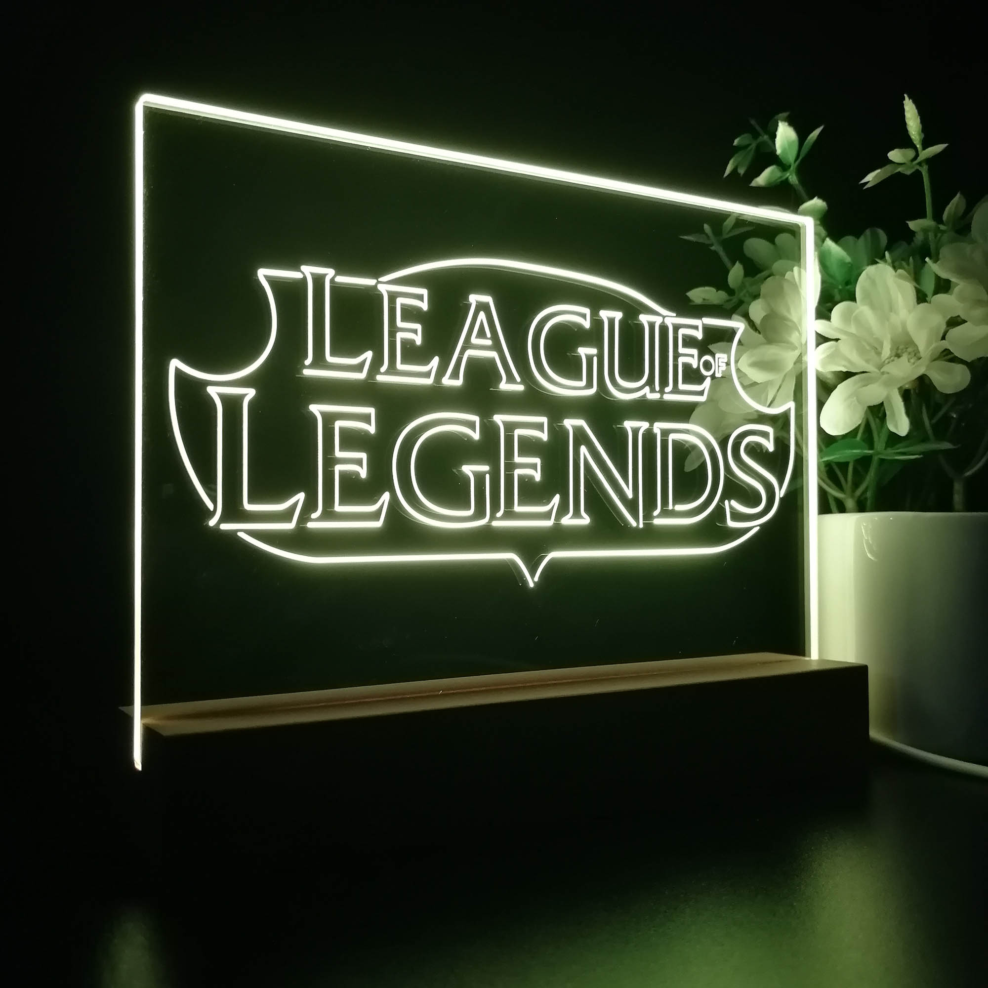 League Of Legends 3D LED Optical Illusion Sleep Night Light