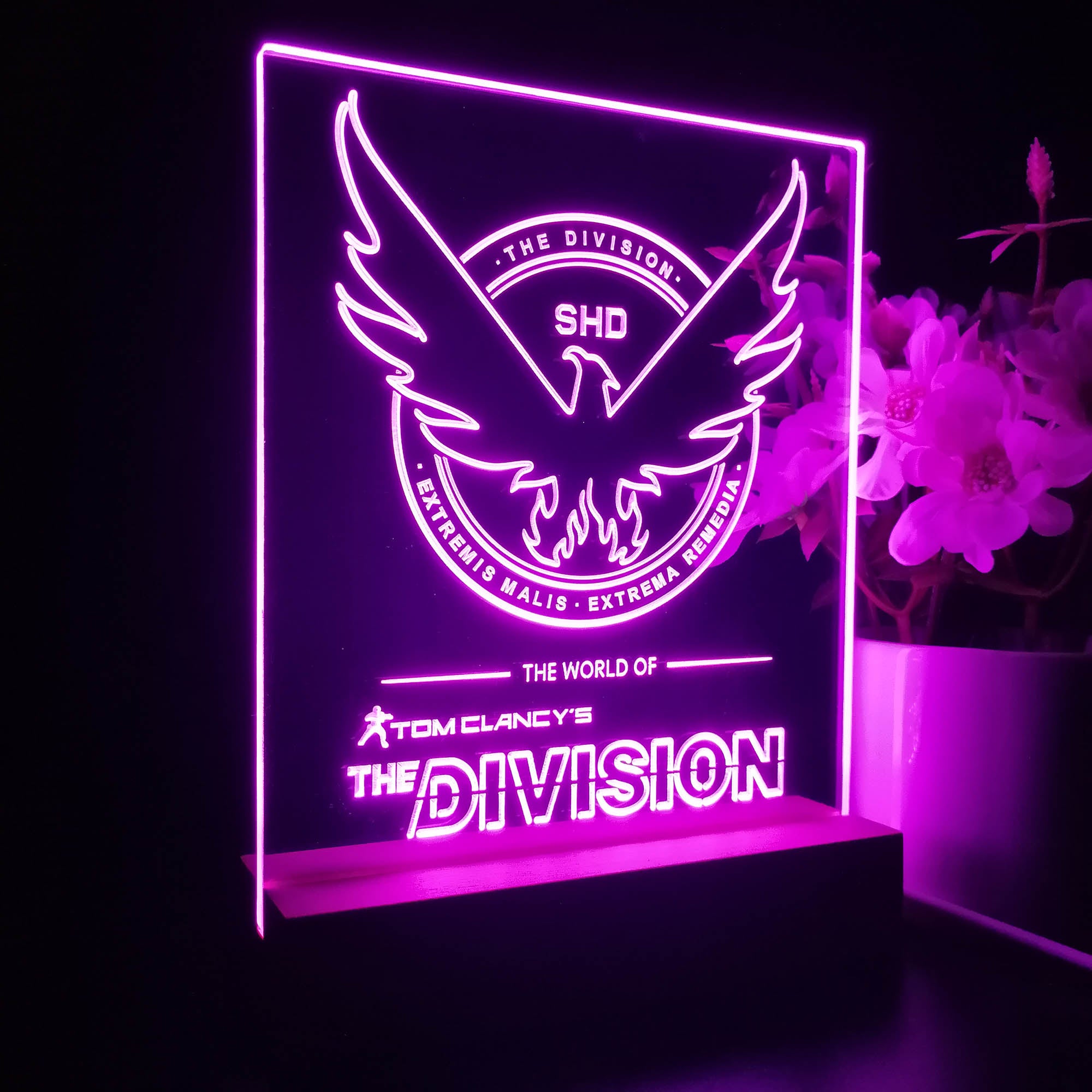 Tom Clancy's Division Anime Night Light 3D Illusion Lamp