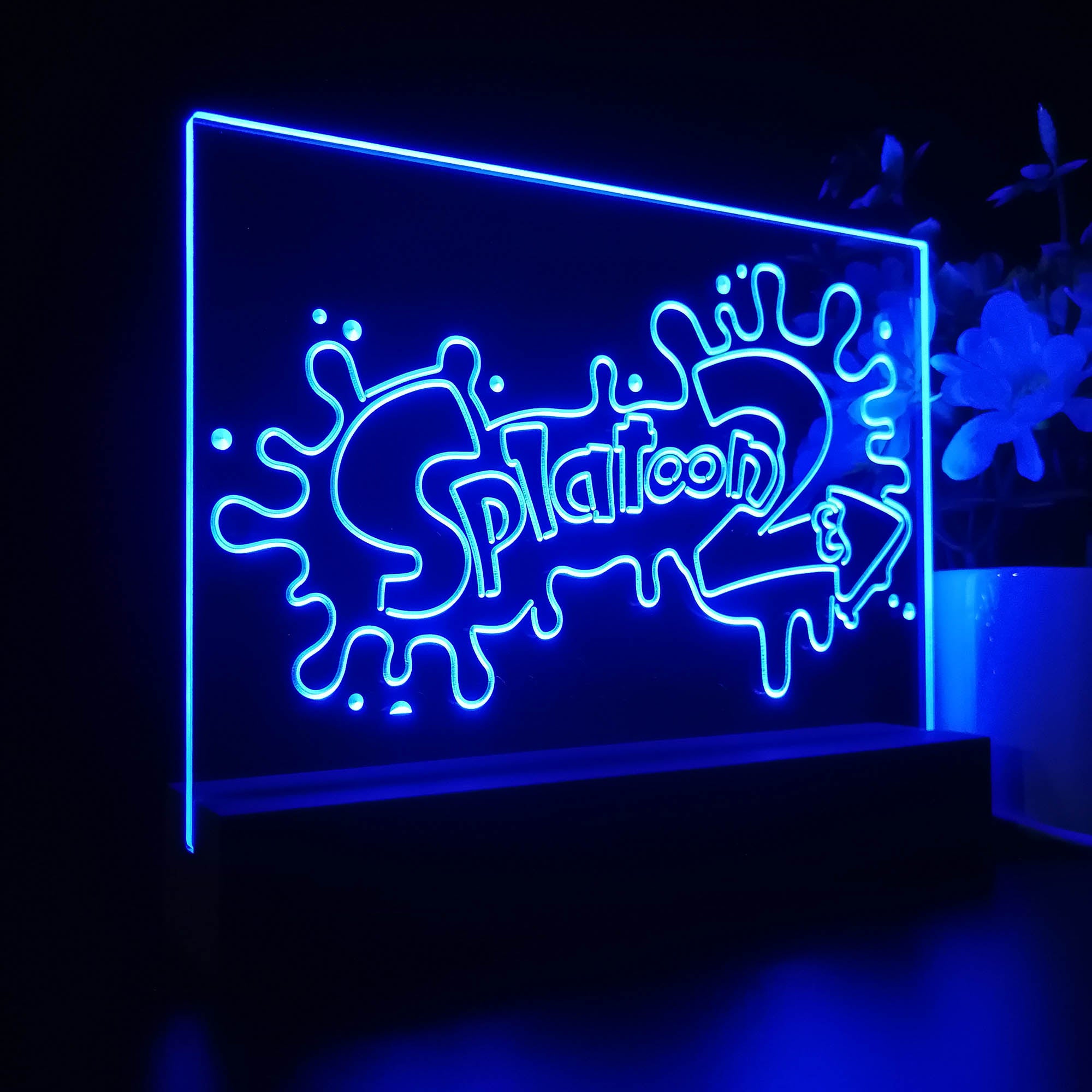Splatoon 2 3D LED Optical Illusion Sleep Night Light