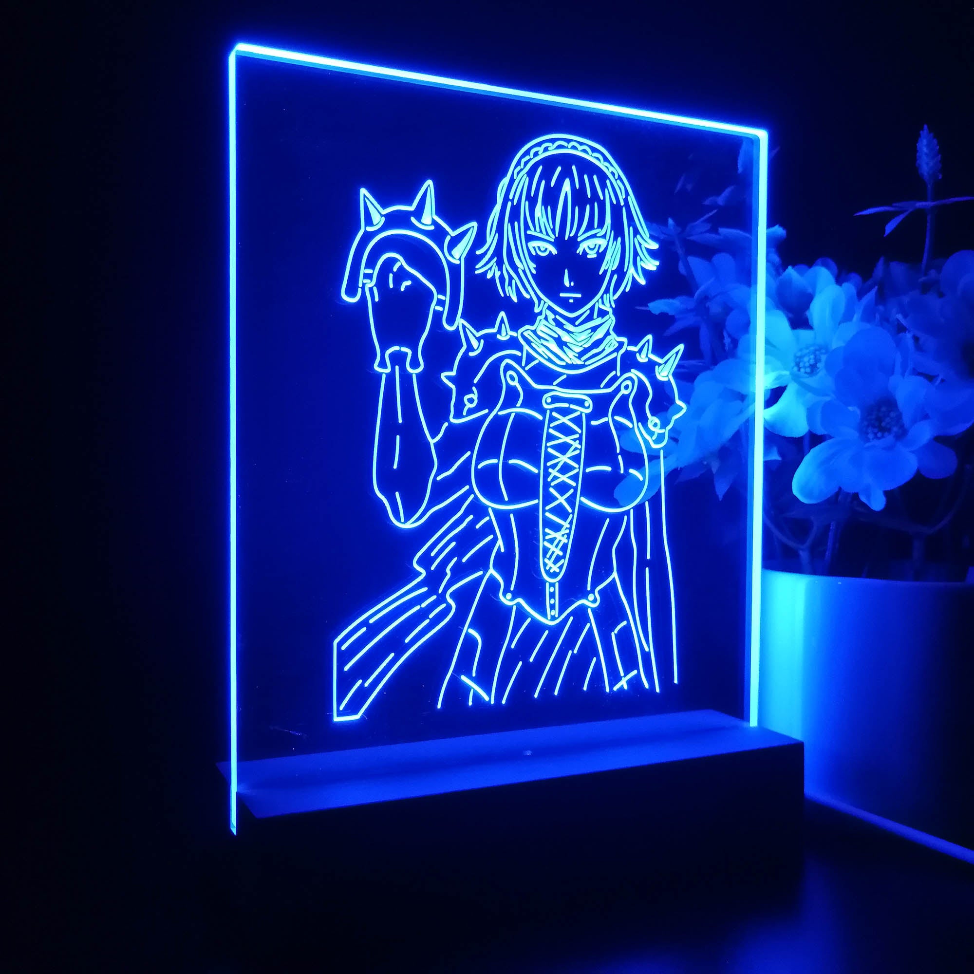 Persona 5 Makoto Nijima 3D Neon LED Night Light Sign Table Lamp