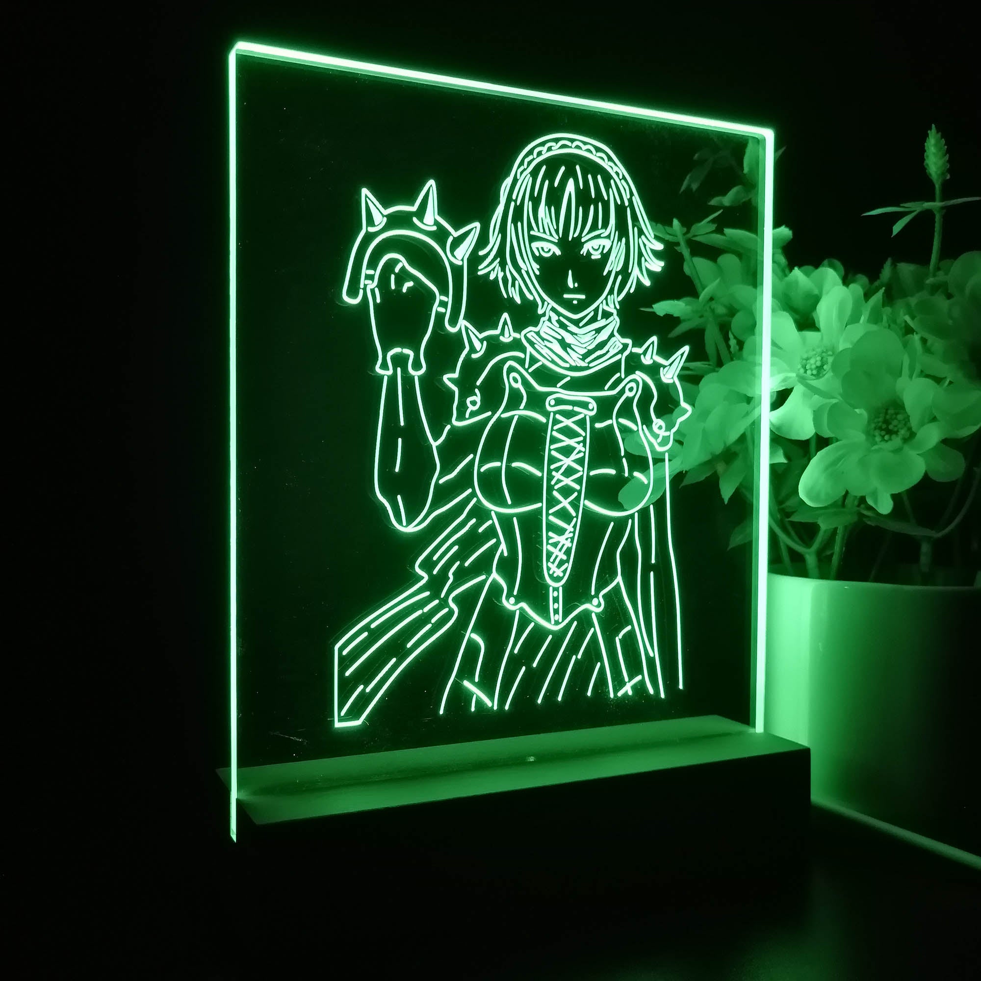 Persona 5 Makoto Nijima 3D Neon LED Night Light Sign Table Lamp