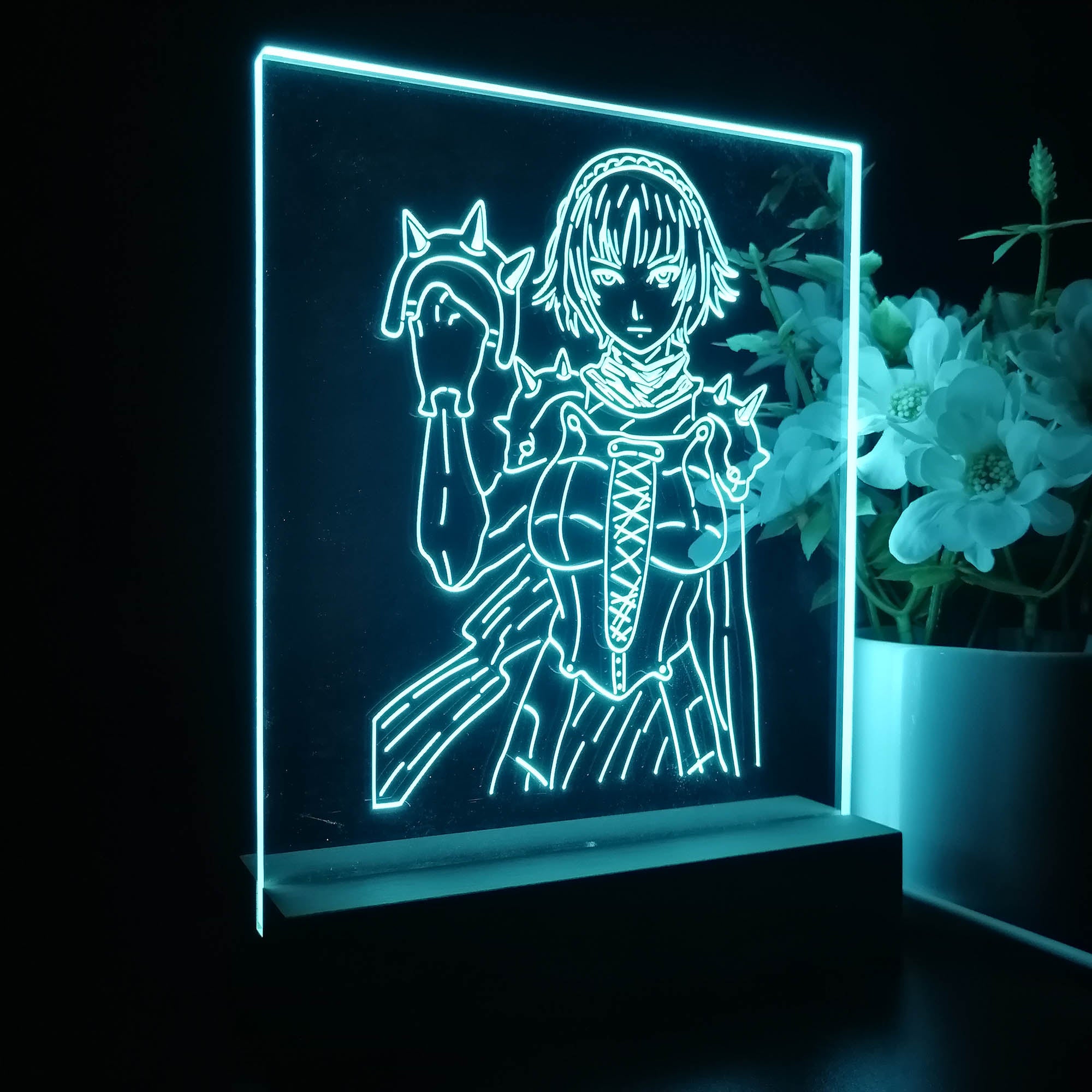 Persona 5 Makoto Nijima 3D Neon LED Night Light Sign Table Lamp