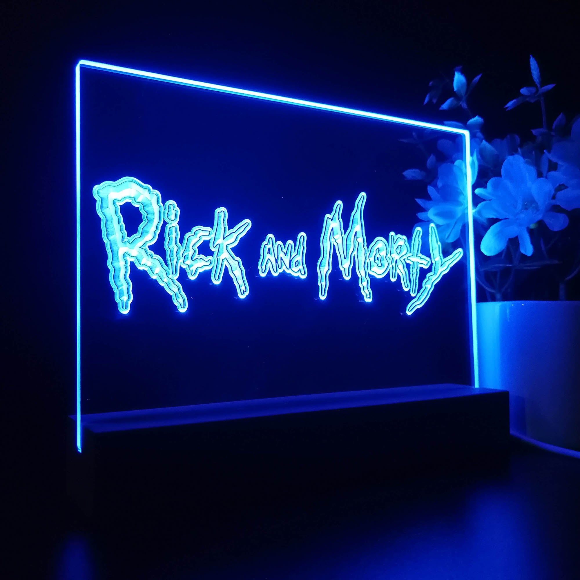 Rick And Morty 3D LED Optical Illusion Sleep Night Light