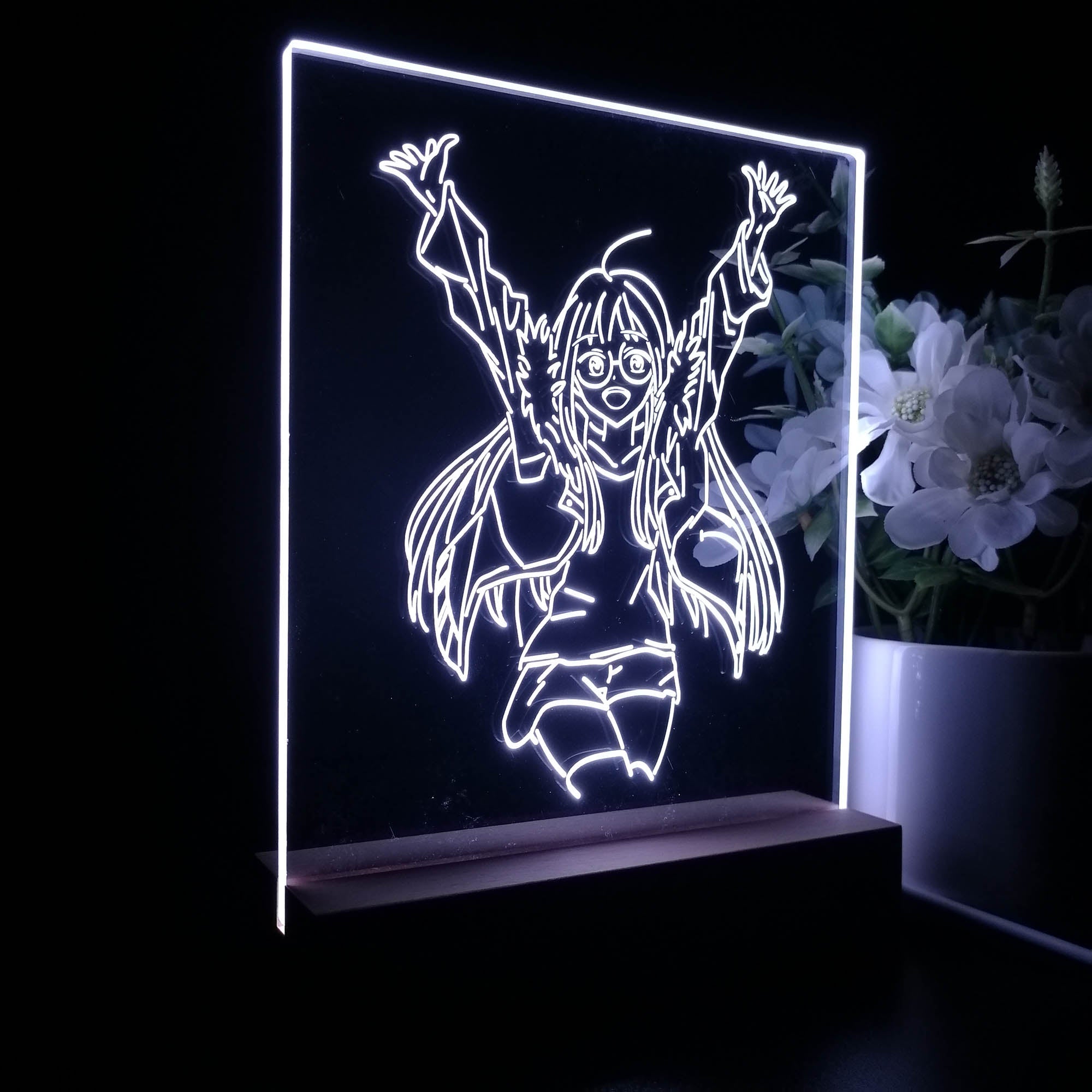 Persona 5 Futaba Sakura Jumping 3D Neon LED Night Light Sign Table Lamp