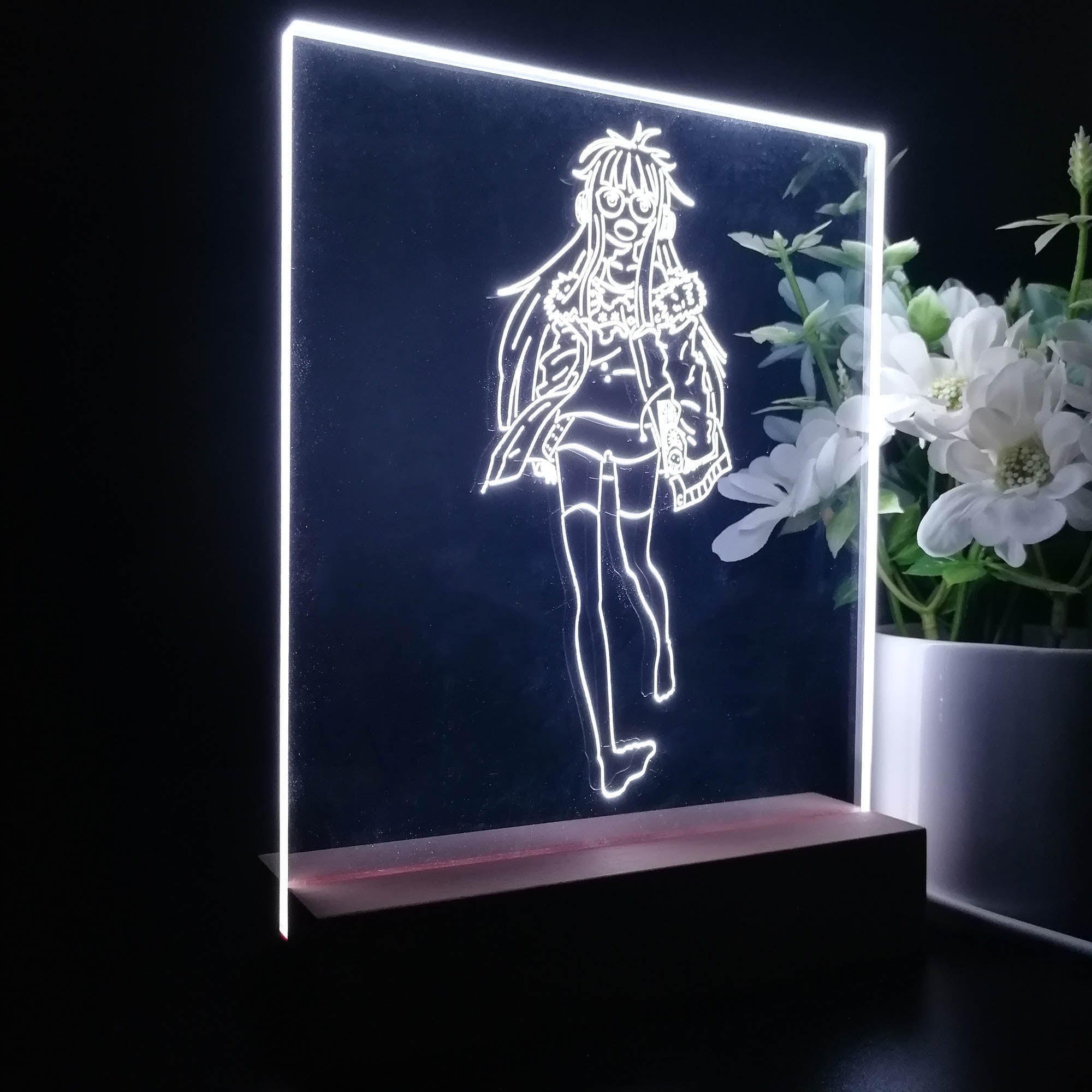 Persona 5 Futaba Sakura 3D Neon LED Night Light Sign Table Lamp