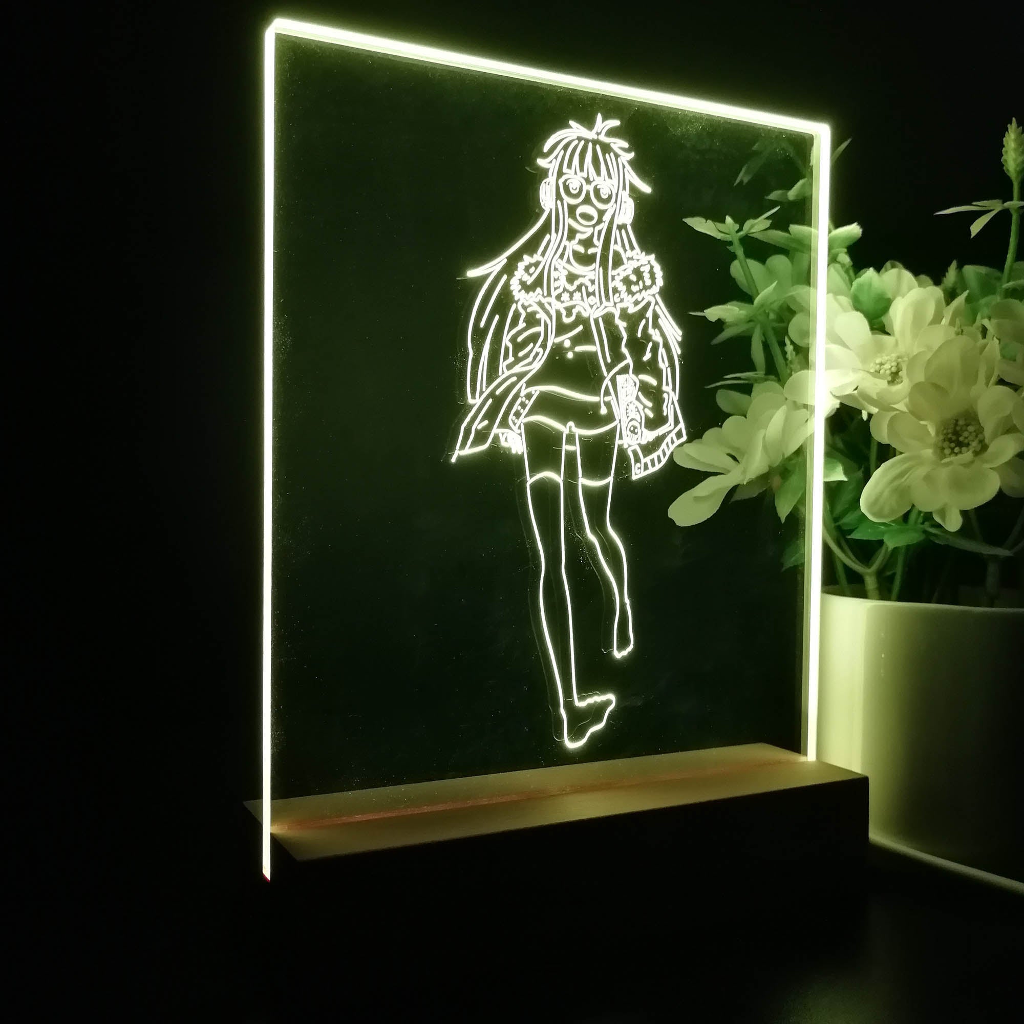 Persona 5 Futaba Sakura 3D Neon LED Night Light Sign Table Lamp