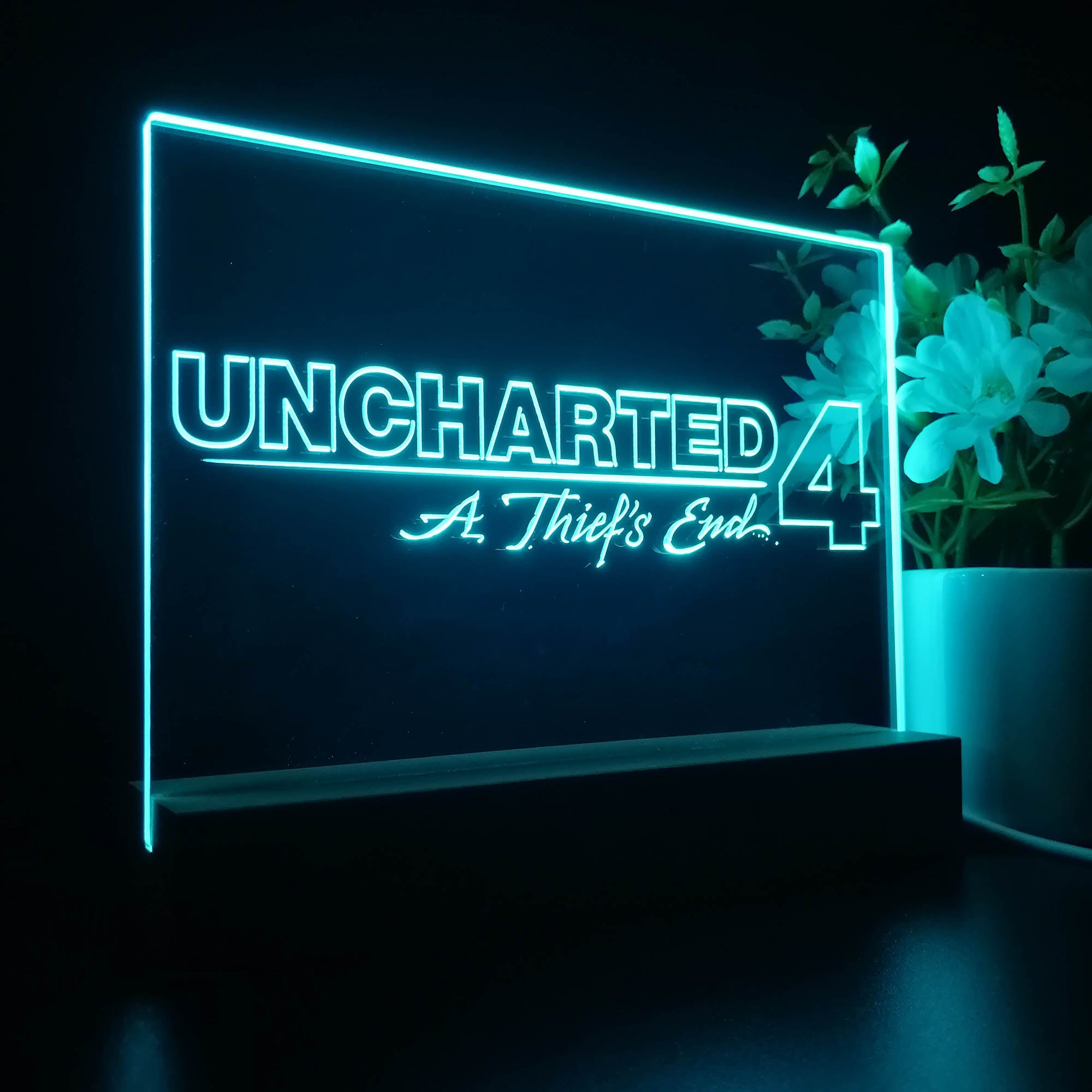 Uncharted A Thief's End 3D Neon LED Night Light Sign