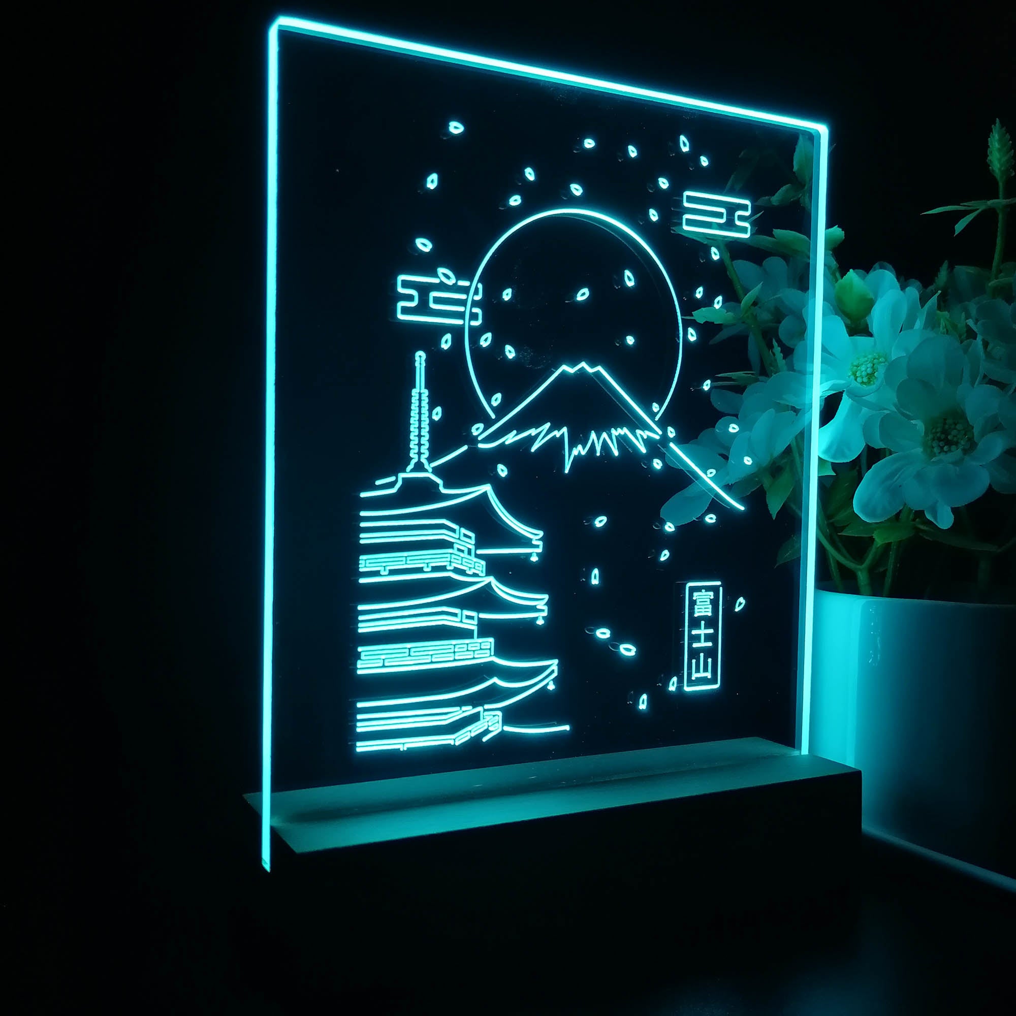 Japan Fuji 3D LED Optical Illusion Sleep Night Light Table Lamp