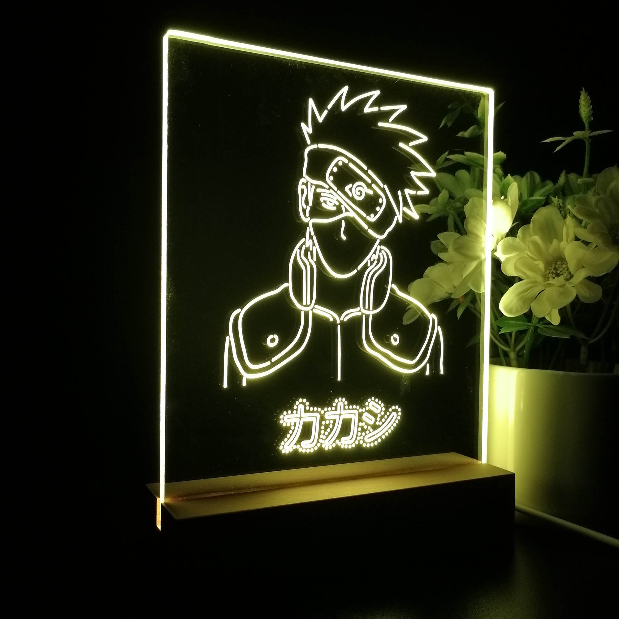 Naruto kakashi Anime Night Light | LED LAB CAVE