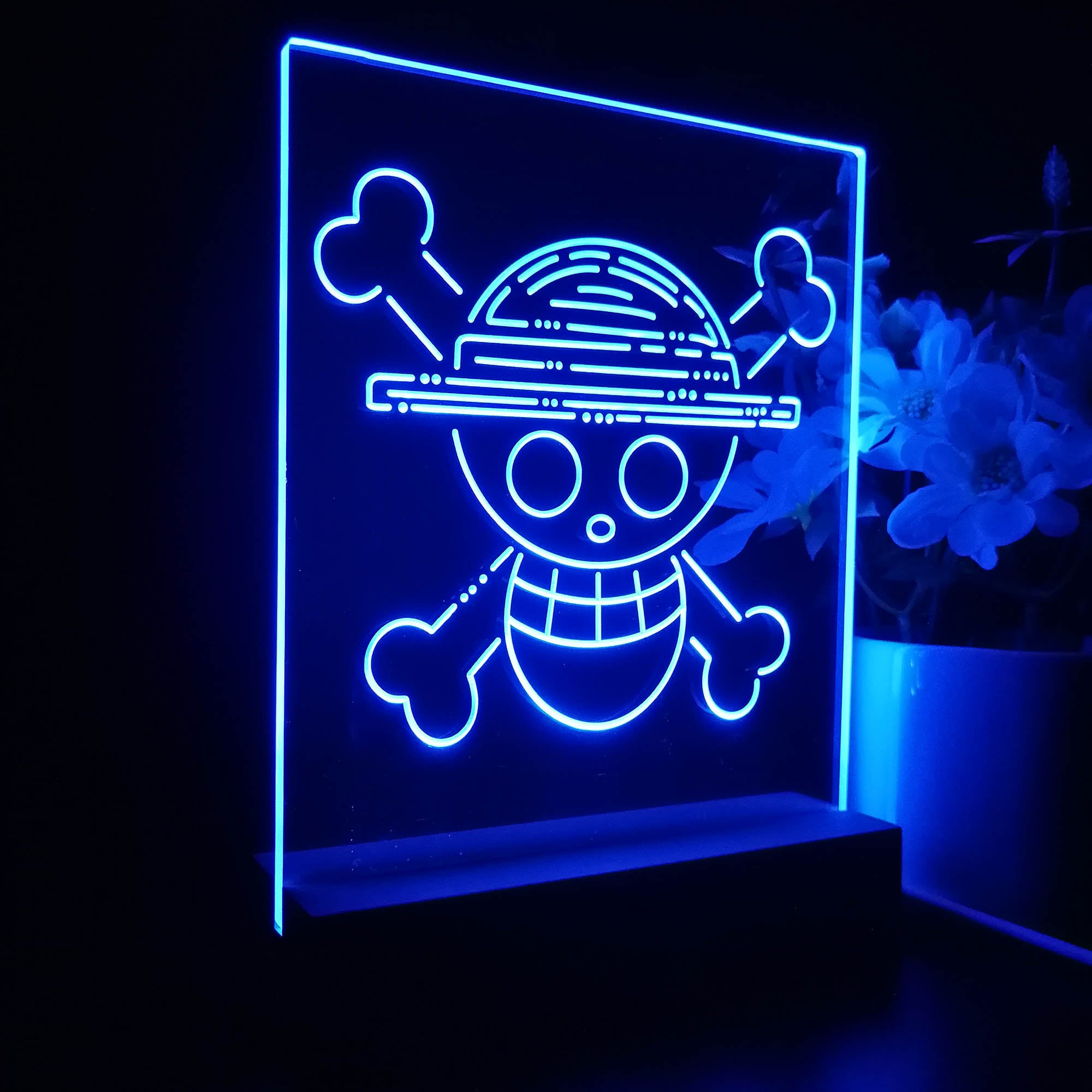 One Piece Logo 3D Neon LED Night Light Sign Table Lamp