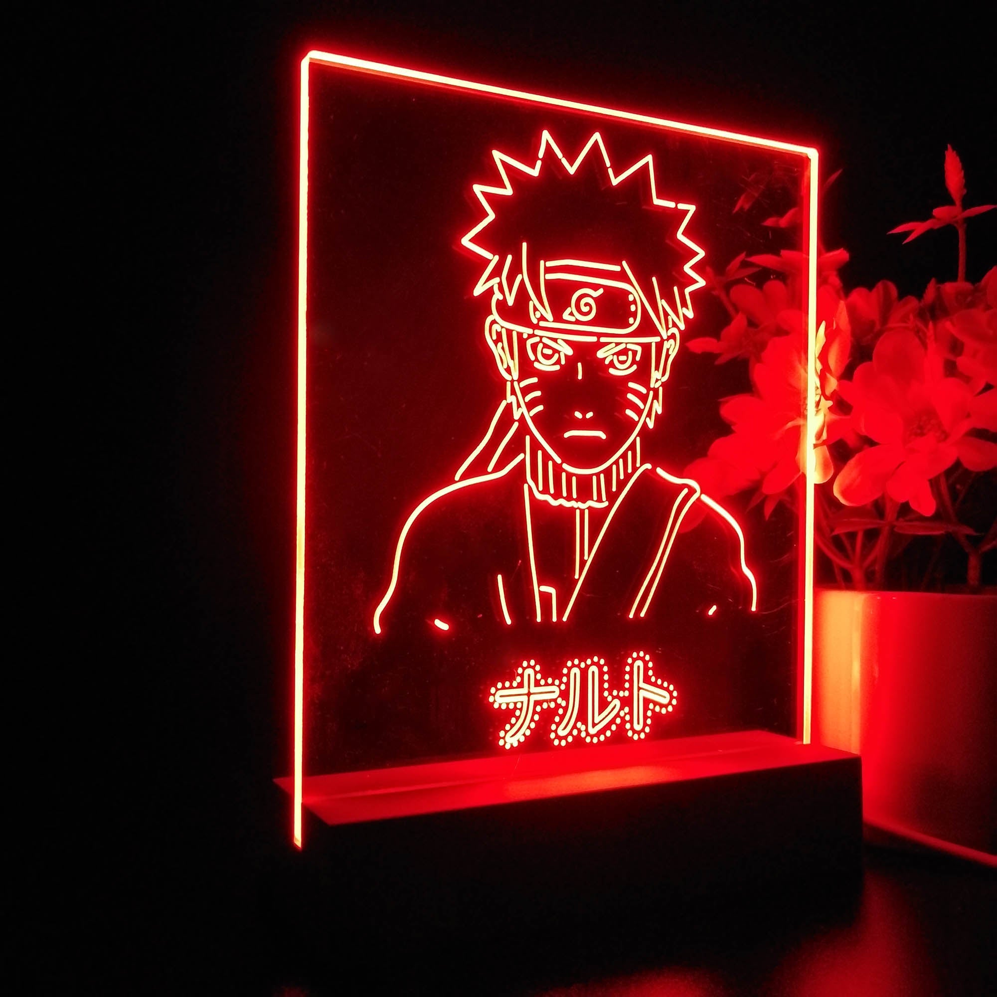 Naruto 3D Neon LED Night Light Sign Table Lamp