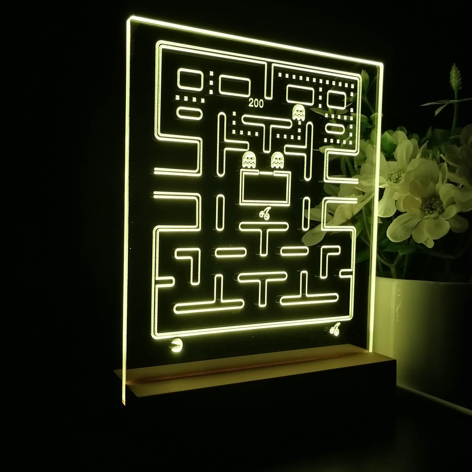 PAC-MAN 3D Neon LED Night Light Sign Table Lamp