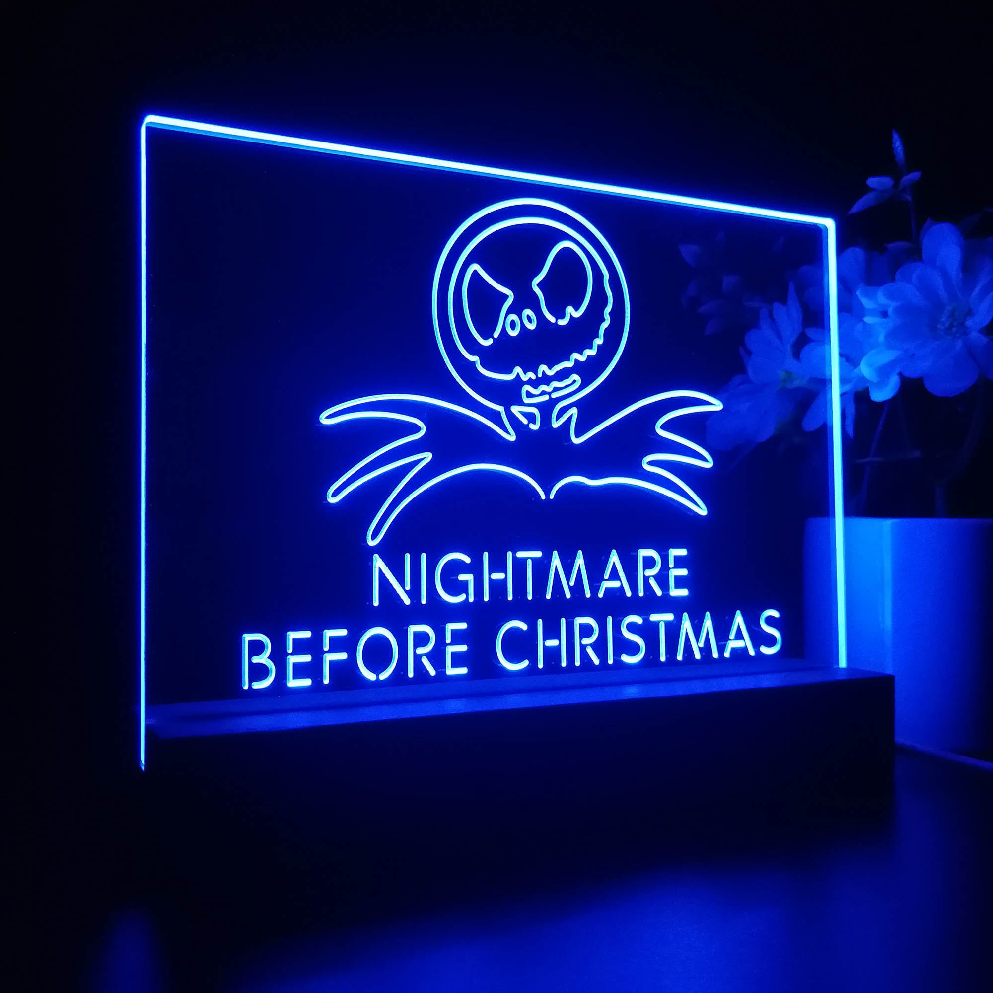 Jack Skellington Nightmare before Christmas 3D LED Illusion Night Light