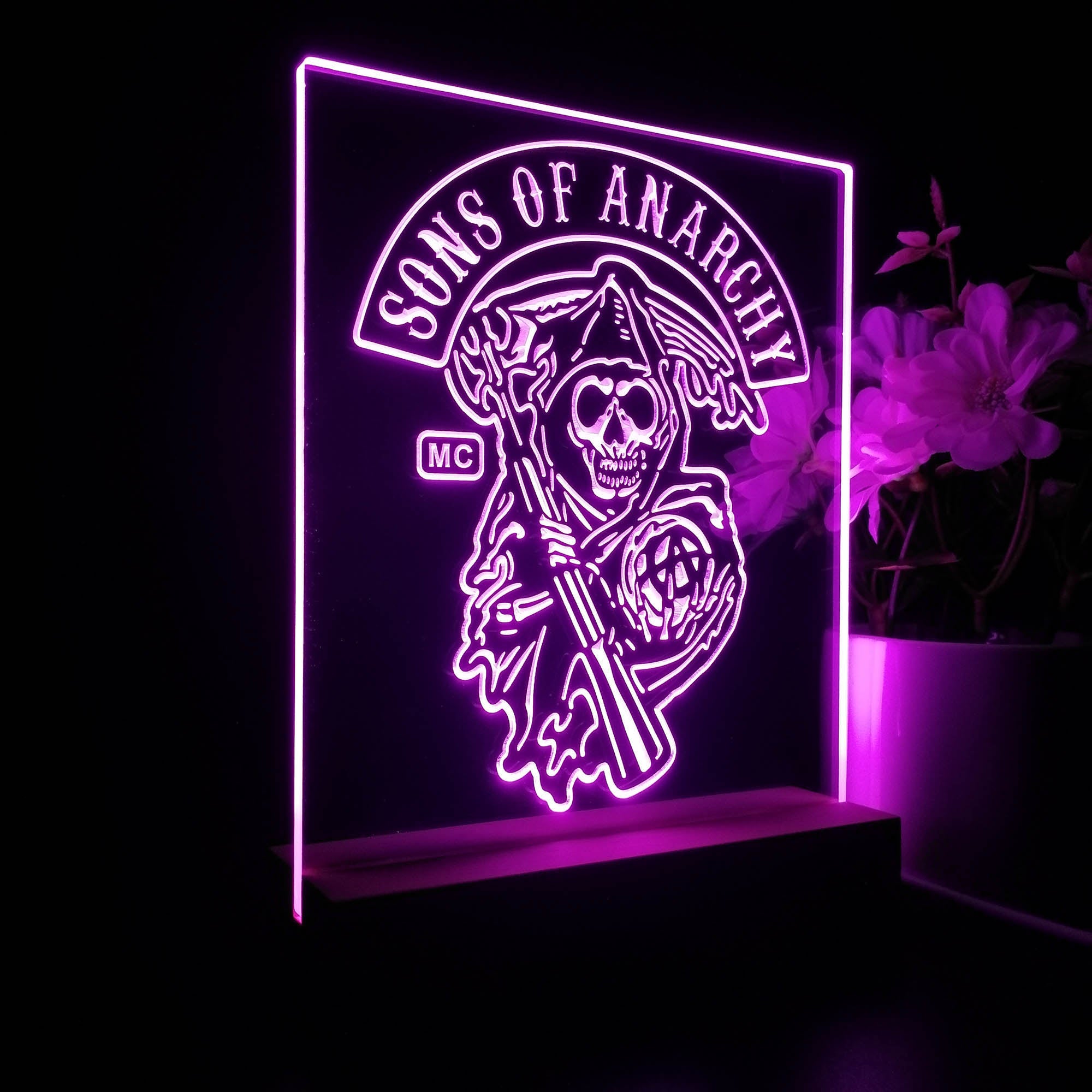 Sons of Anarchy 3D LED Illusion Night Light