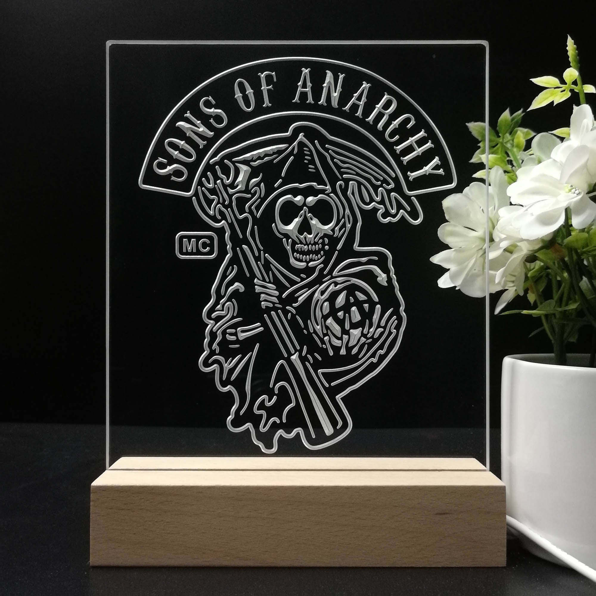 Sons of Anarchy 3D LED Illusion Night Light