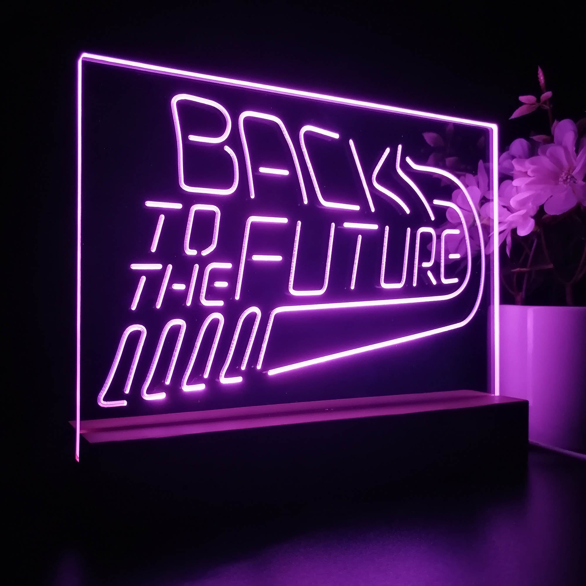 Back to the Future Movie Home Theater 3D LED Illusion Night Light