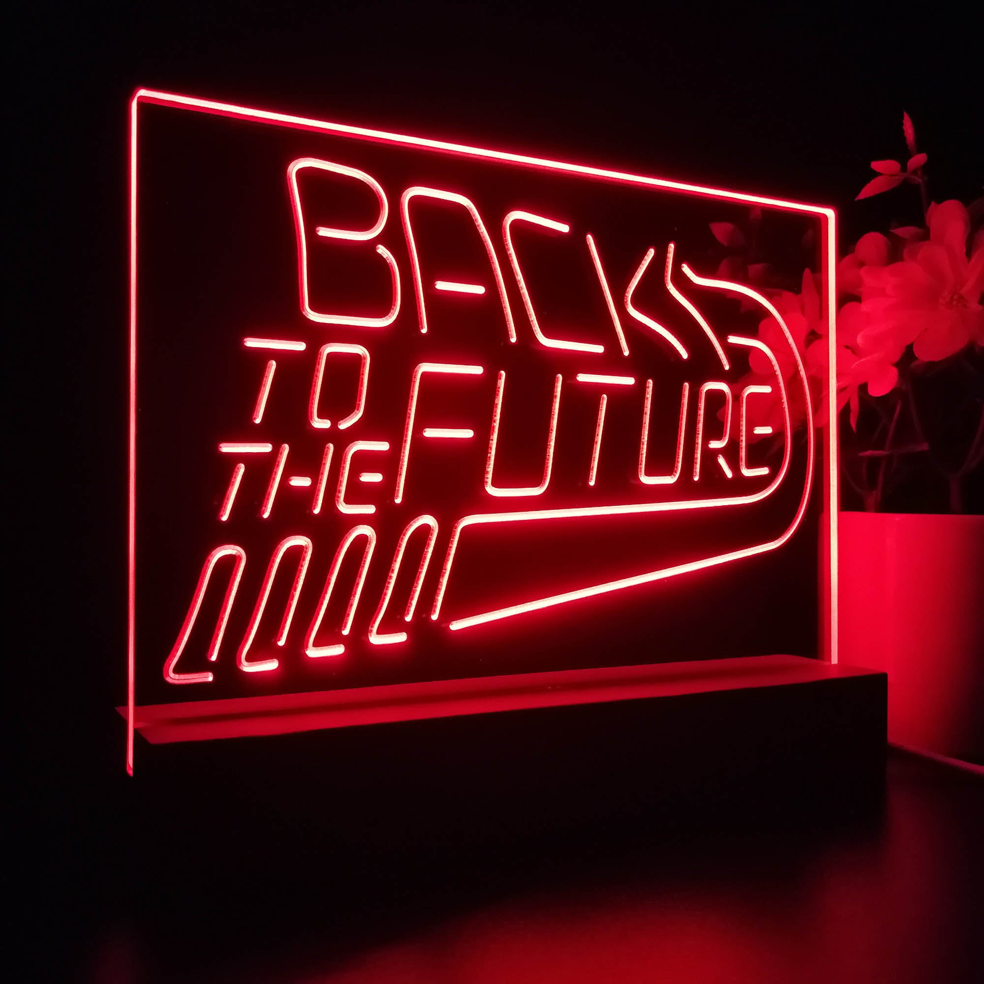 Back to the Future Movie Home Theater 3D LED Illusion Night Light