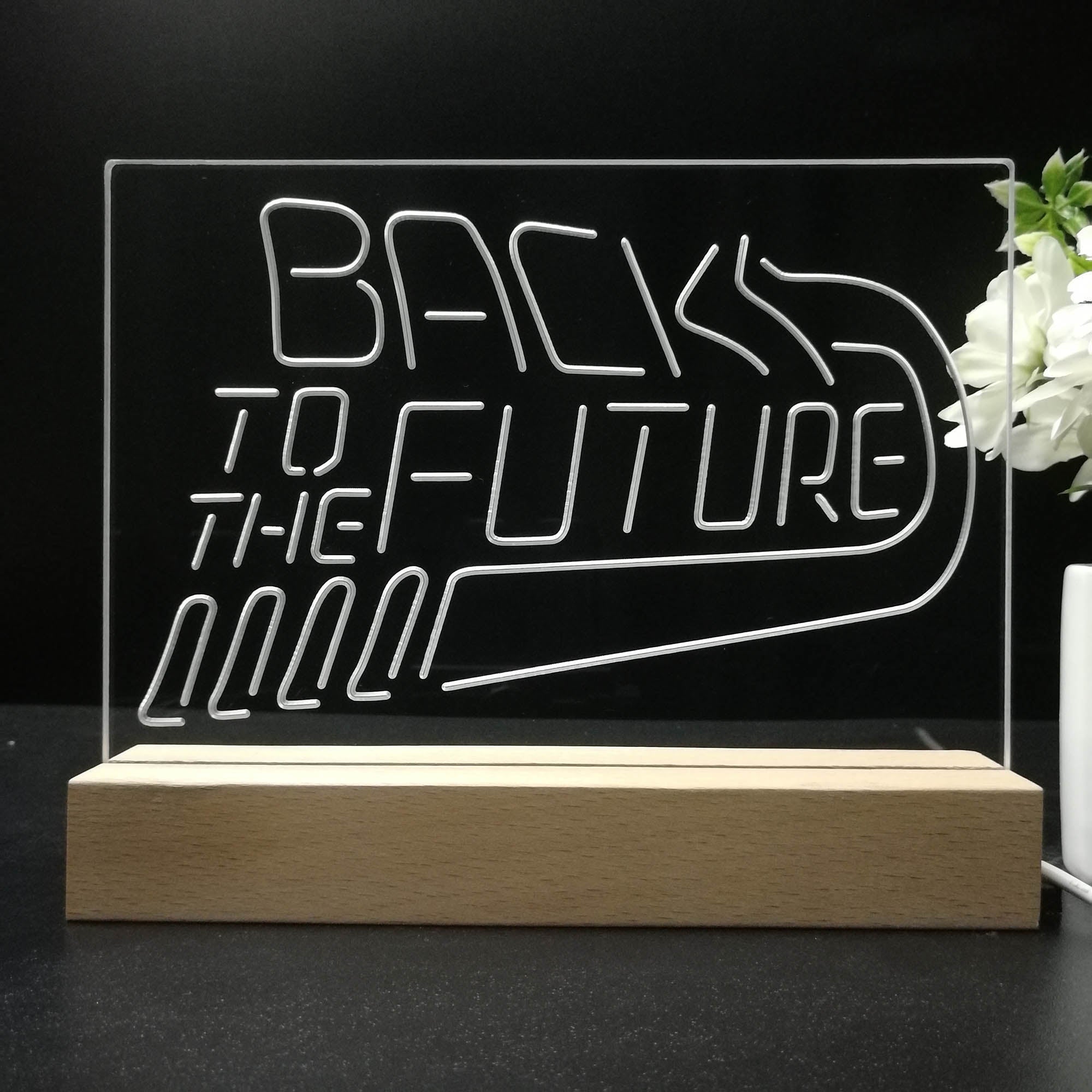 Back to the Future Movie Home Theater 3D LED Illusion Night Light