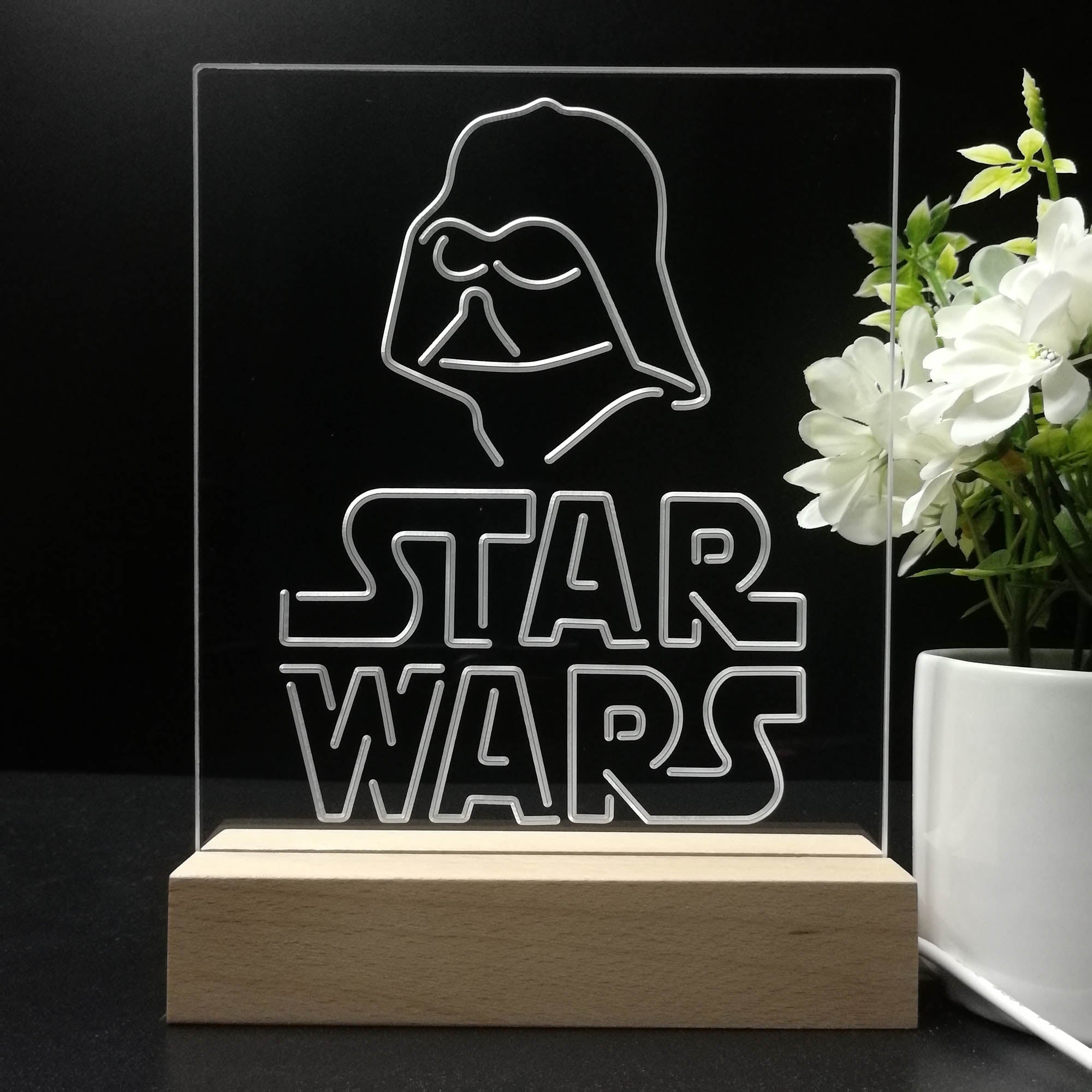 Stars Wars Darth Vader Game Room 3D LED Illusion Night Light