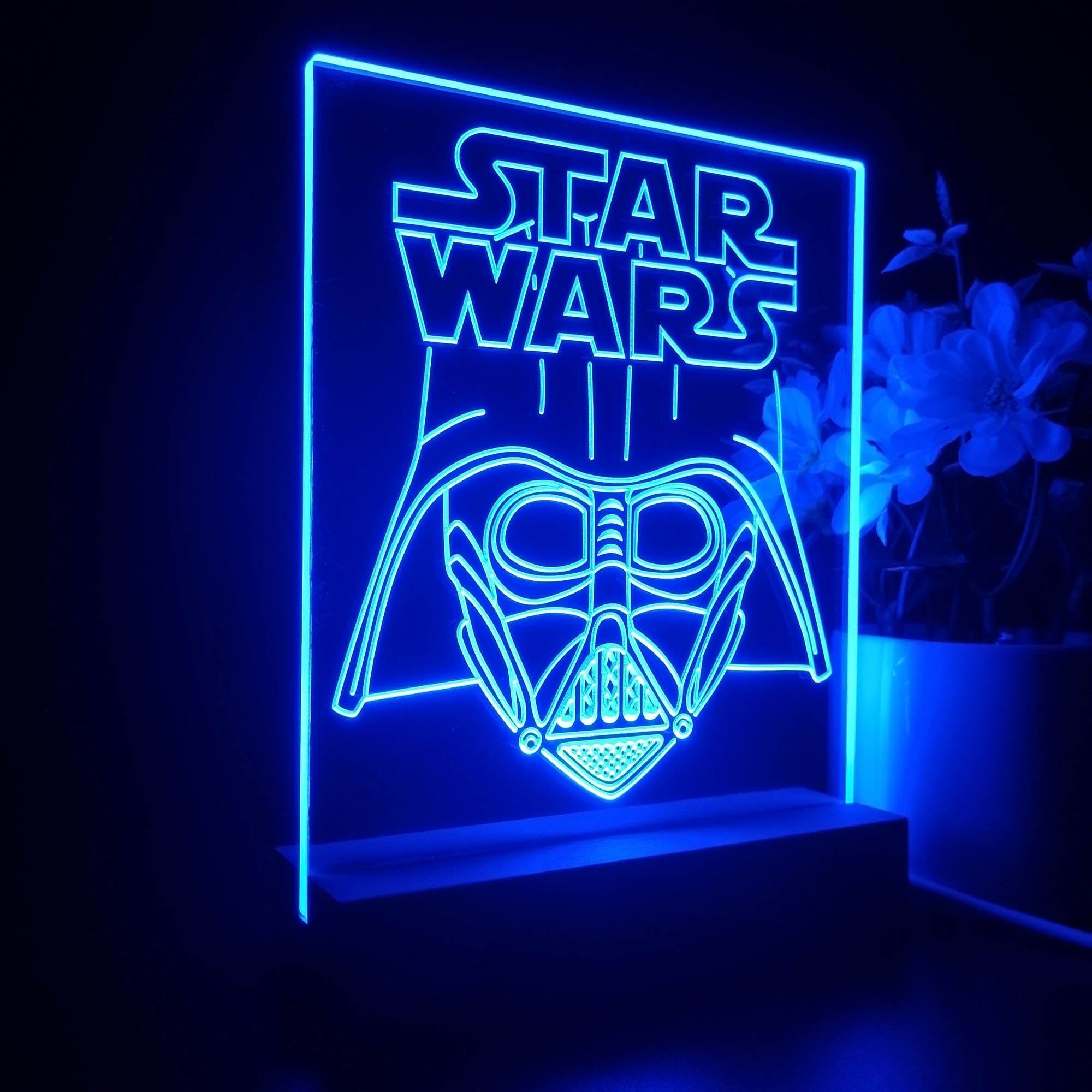 Stars Wars Darth Vader Home Theater 3D LED Illusion Night Light