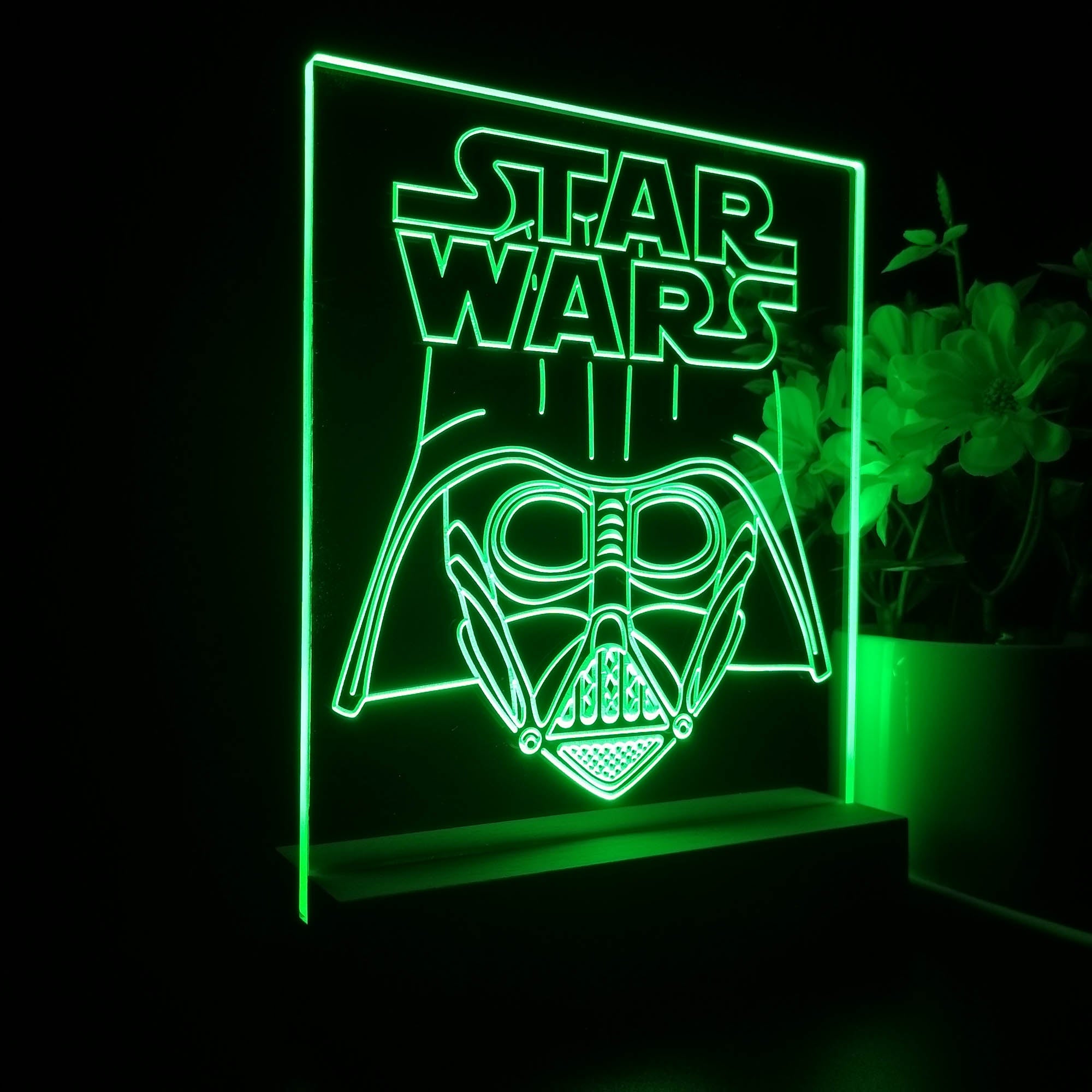 Stars Wars Darth Vader Home Theater 3D LED Illusion Night Light