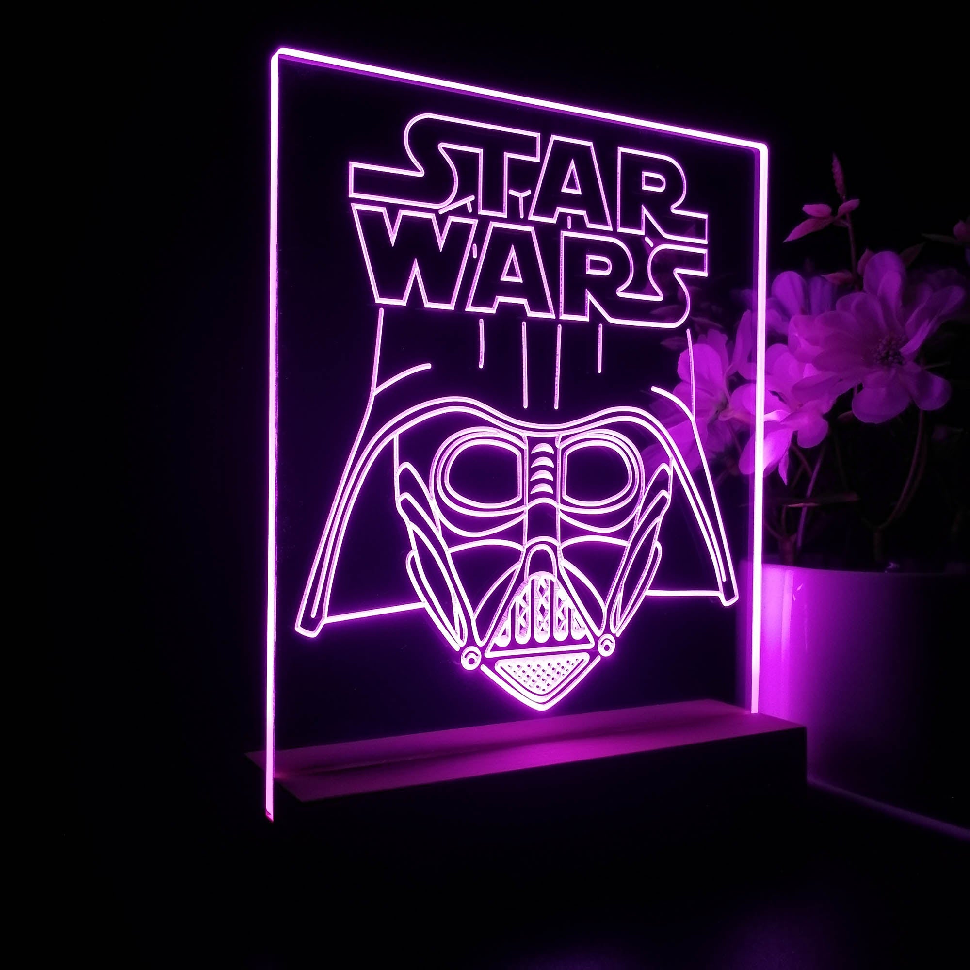 Stars Wars Darth Vader Home Theater 3D LED Illusion Night Light