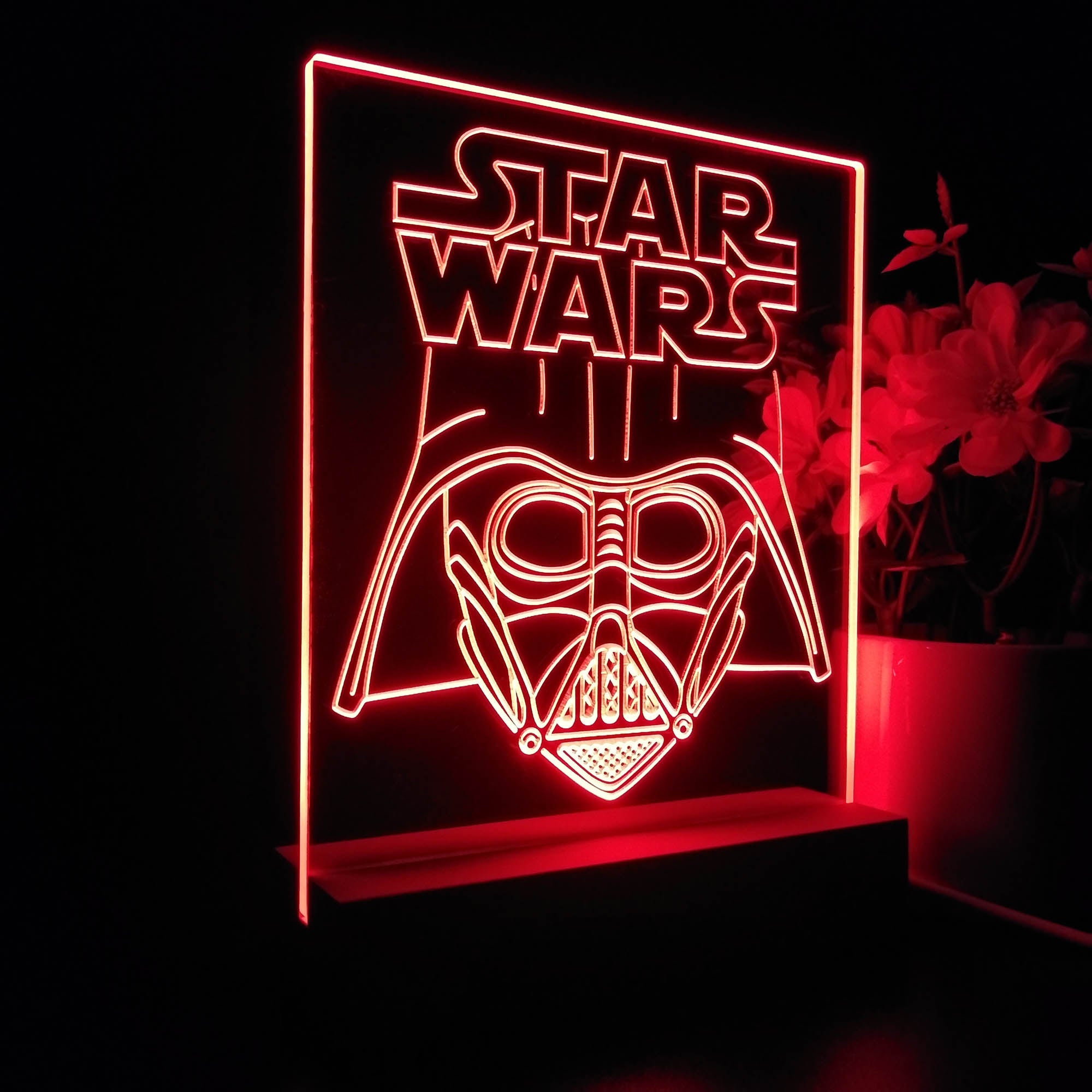 Stars Wars Darth Vader Home Theater 3D LED Illusion Night Light