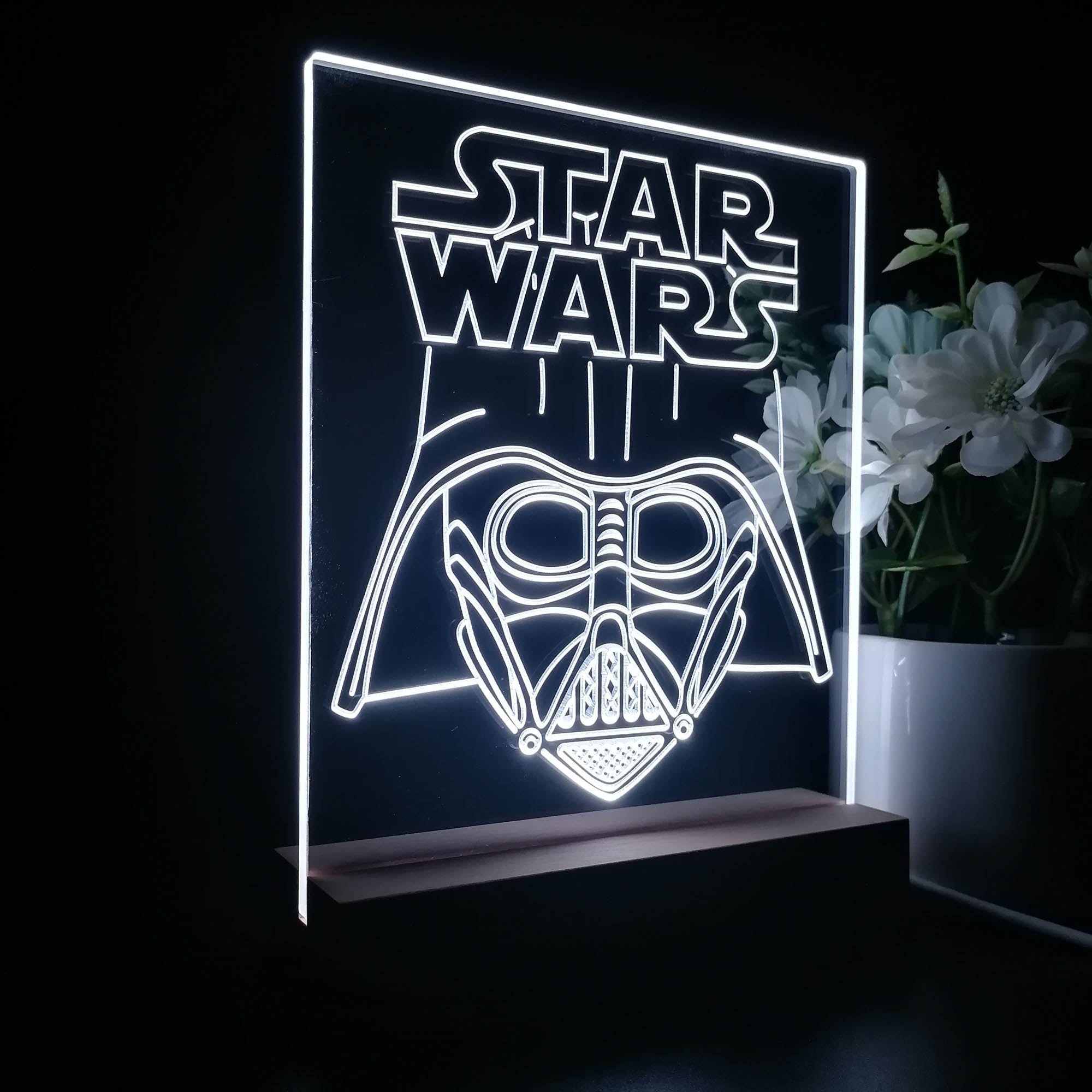 Stars Wars Darth Vader Home Theater 3D LED Illusion Night Light