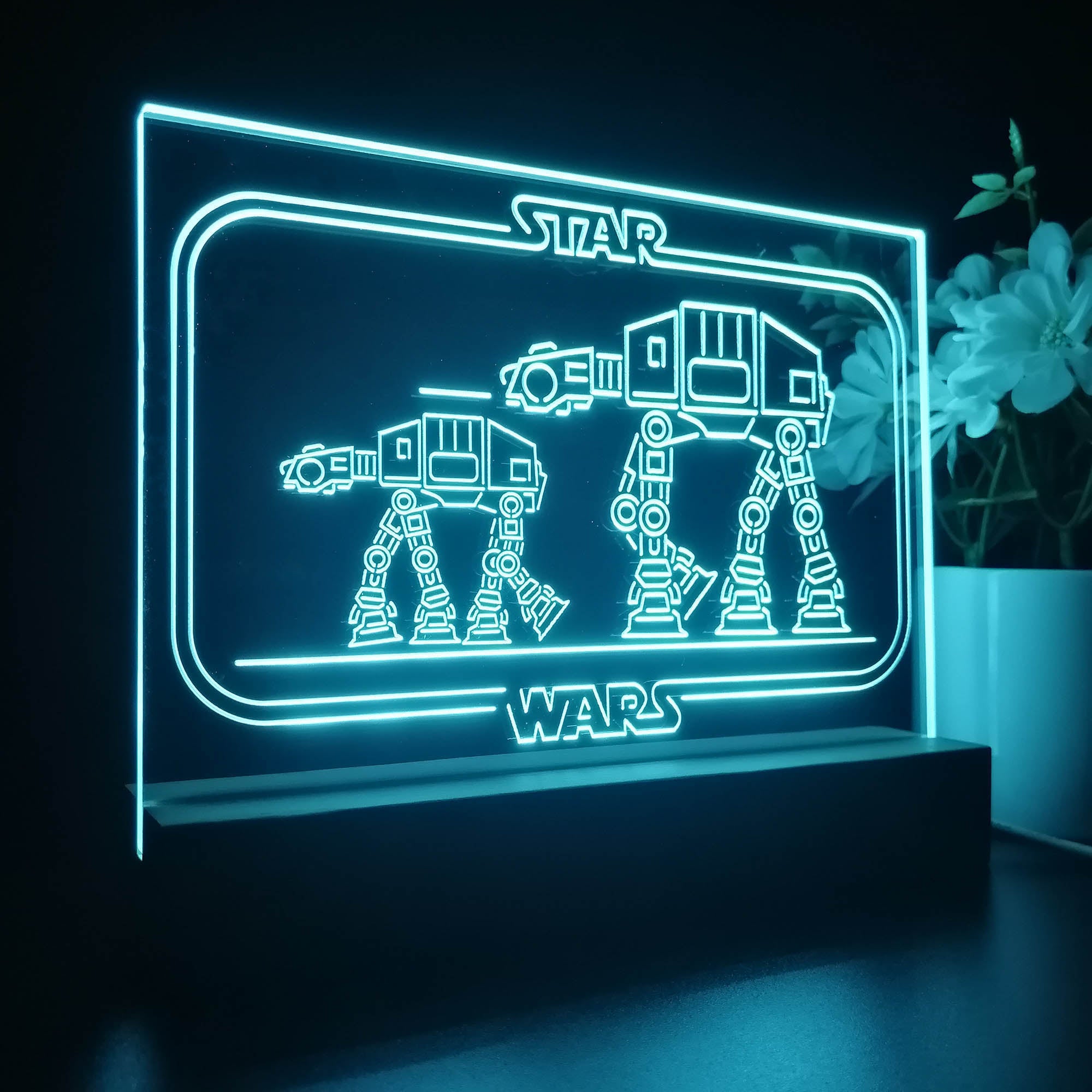 Stars Wars Home Theater 3D LED Illusion Night Light