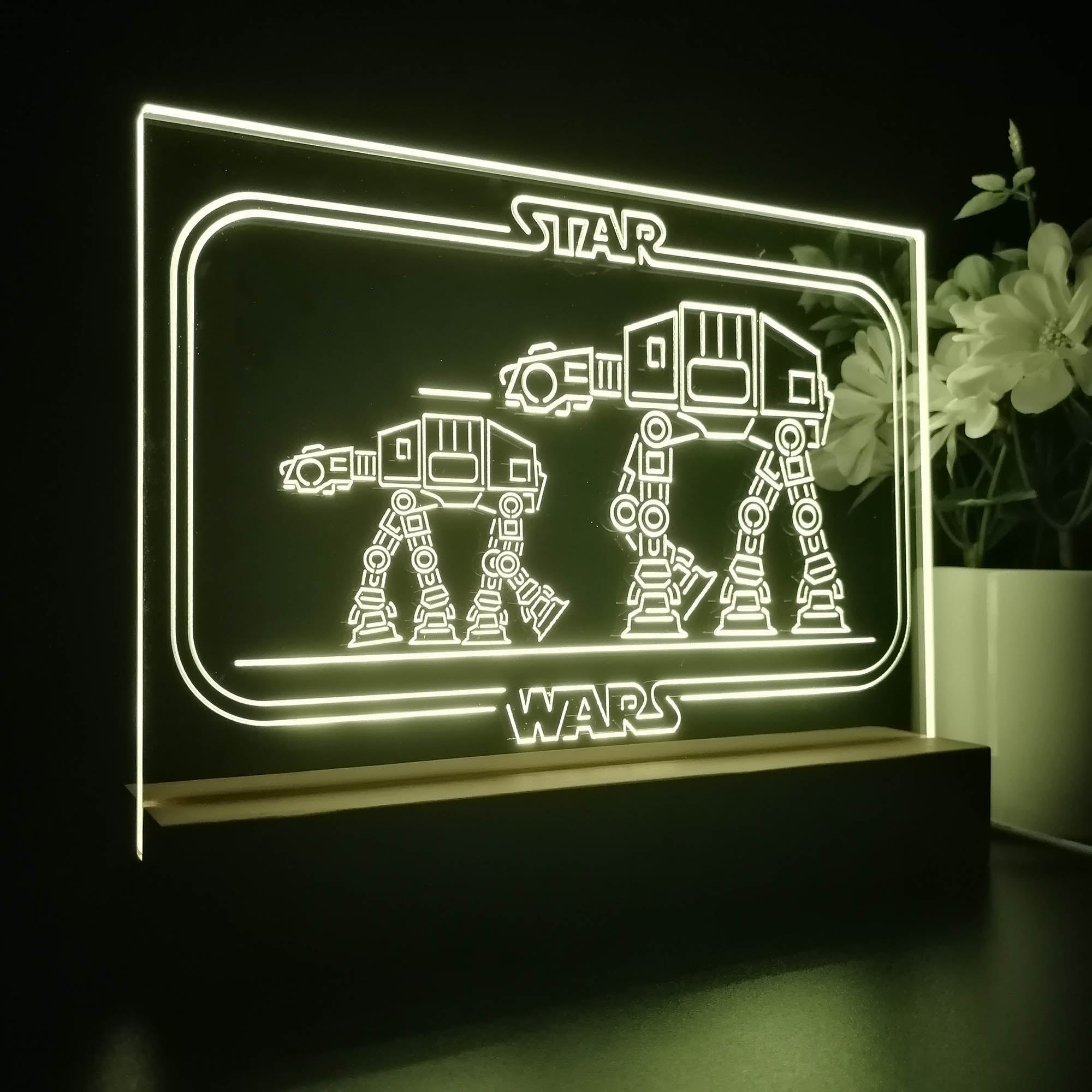 Stars Wars Home Theater 3D LED Illusion Night Light