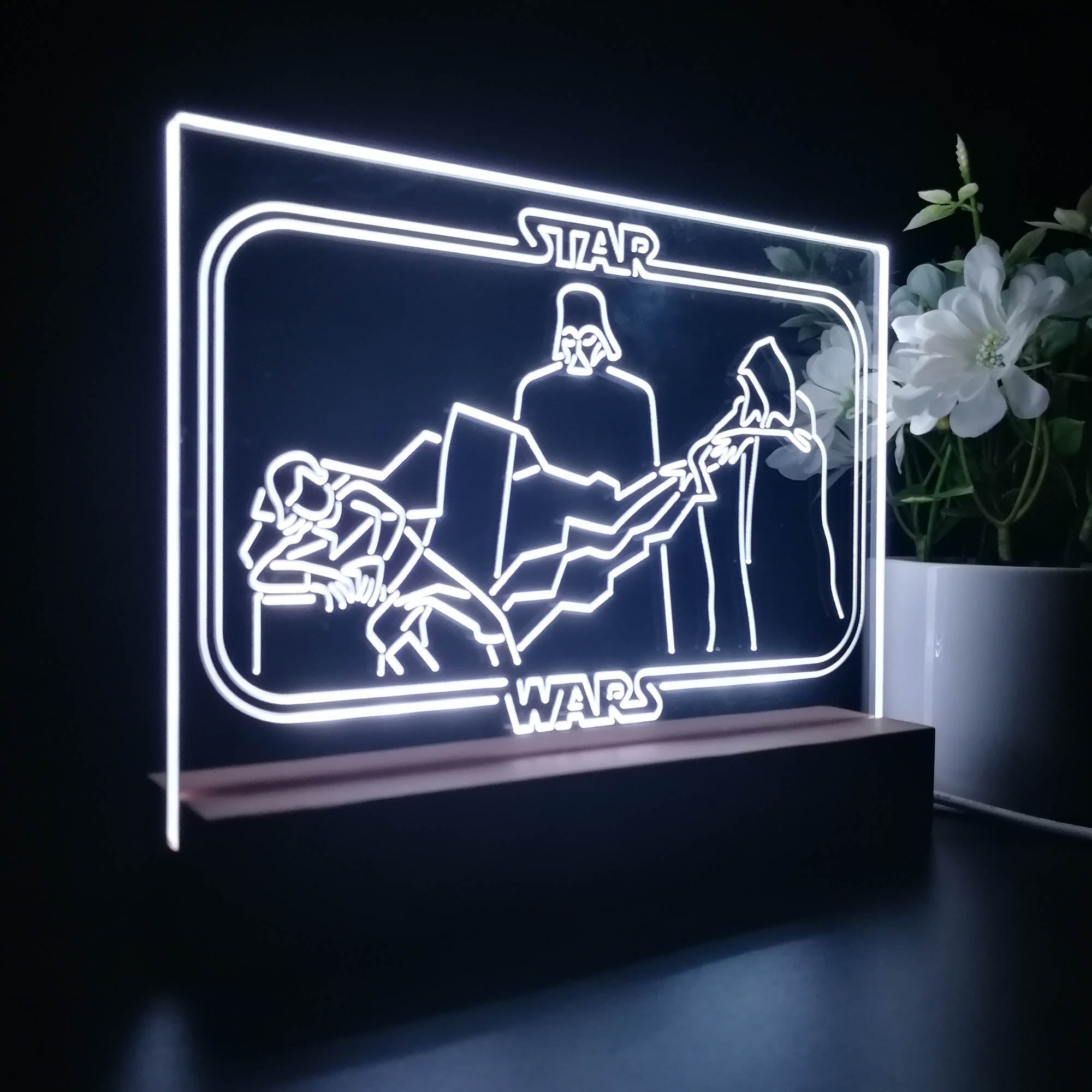 Darth Vader Stars Wars Room 3D LED Illusion Night Light