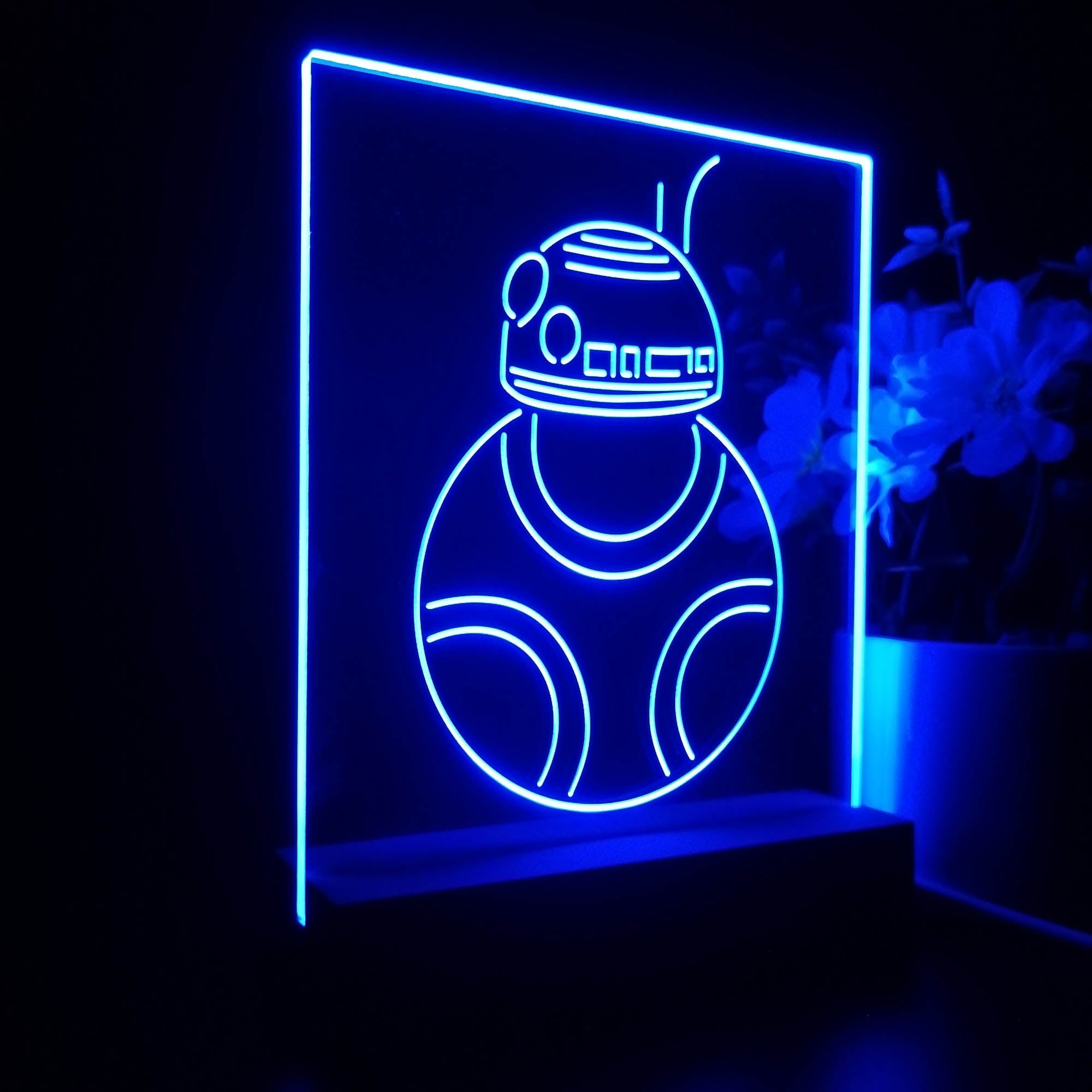 R2-C2 Robot Stars Wars 3D LED Illusion Night Light