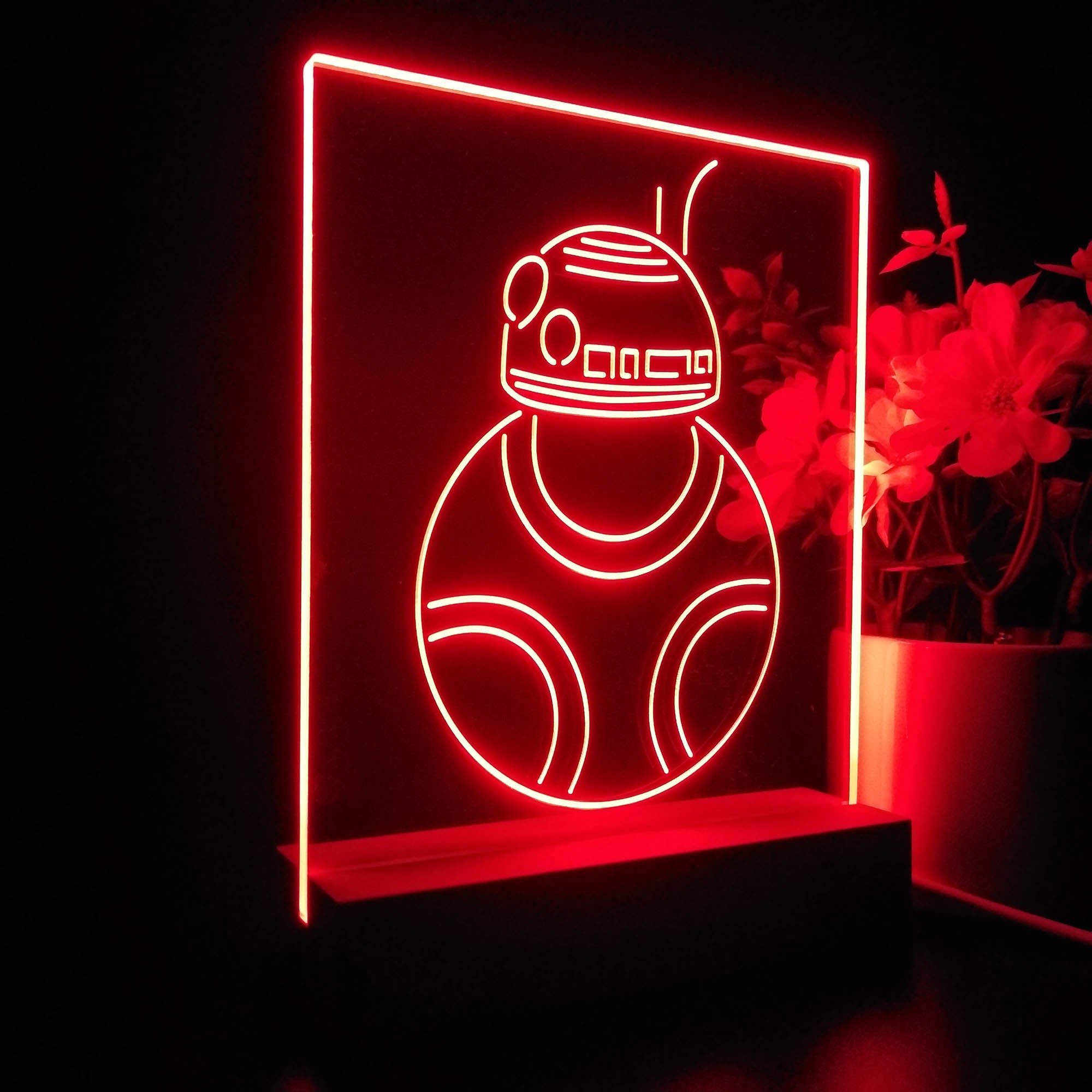 R2-C2 Robot Stars Wars 3D LED Illusion Night Light