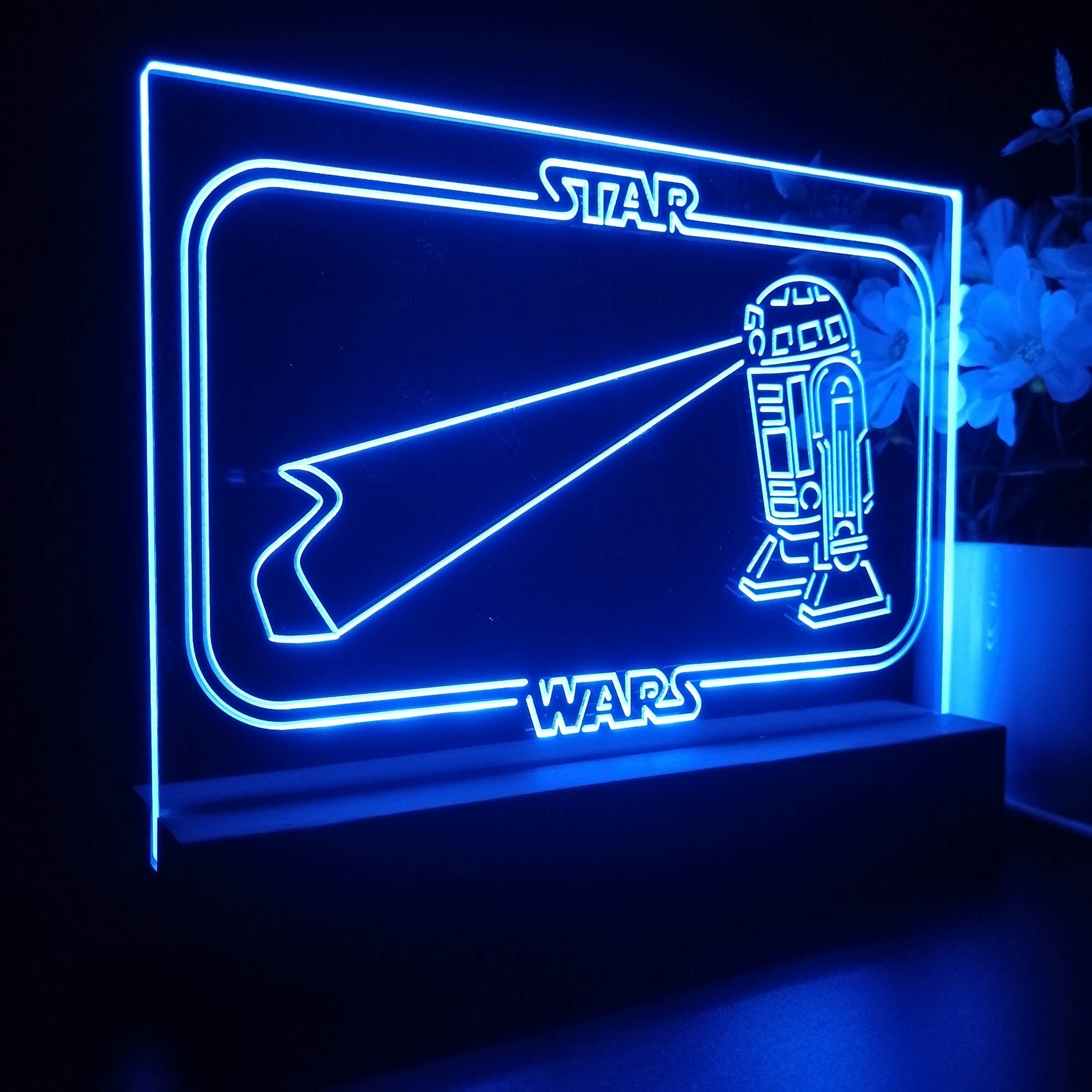 R2C2 Stars Wars Room 3D LED Illusion Night Light