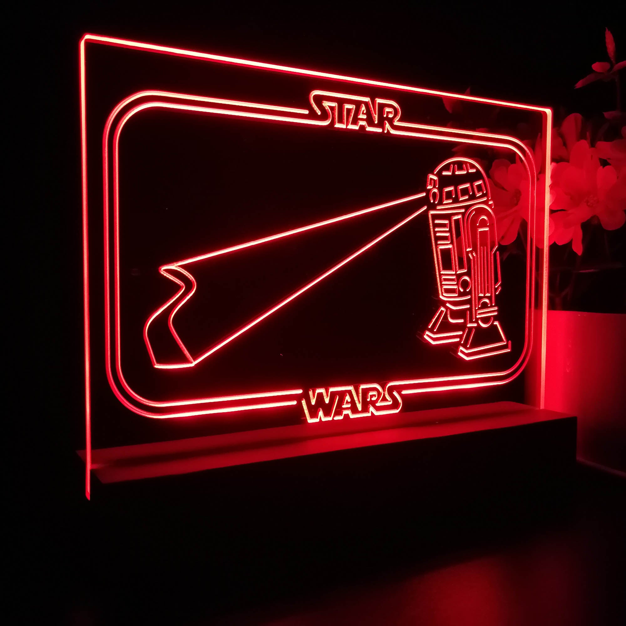 R2C2 Stars Wars Room 3D LED Illusion Night Light