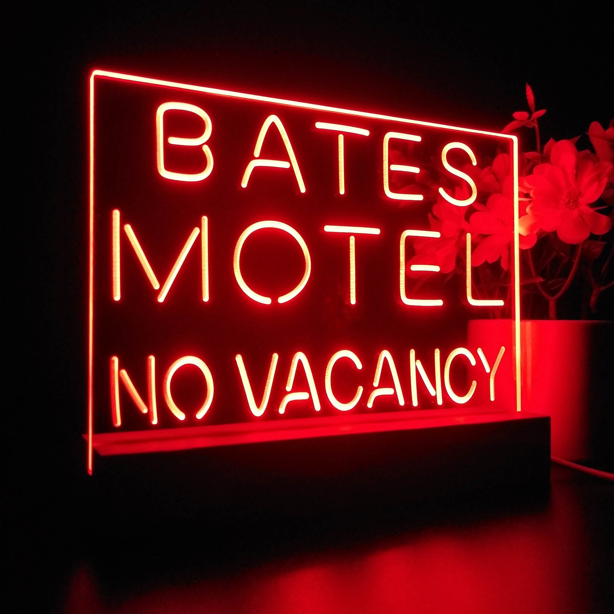 Bates Motel No Vacancy 3D LED Illusion Night Light