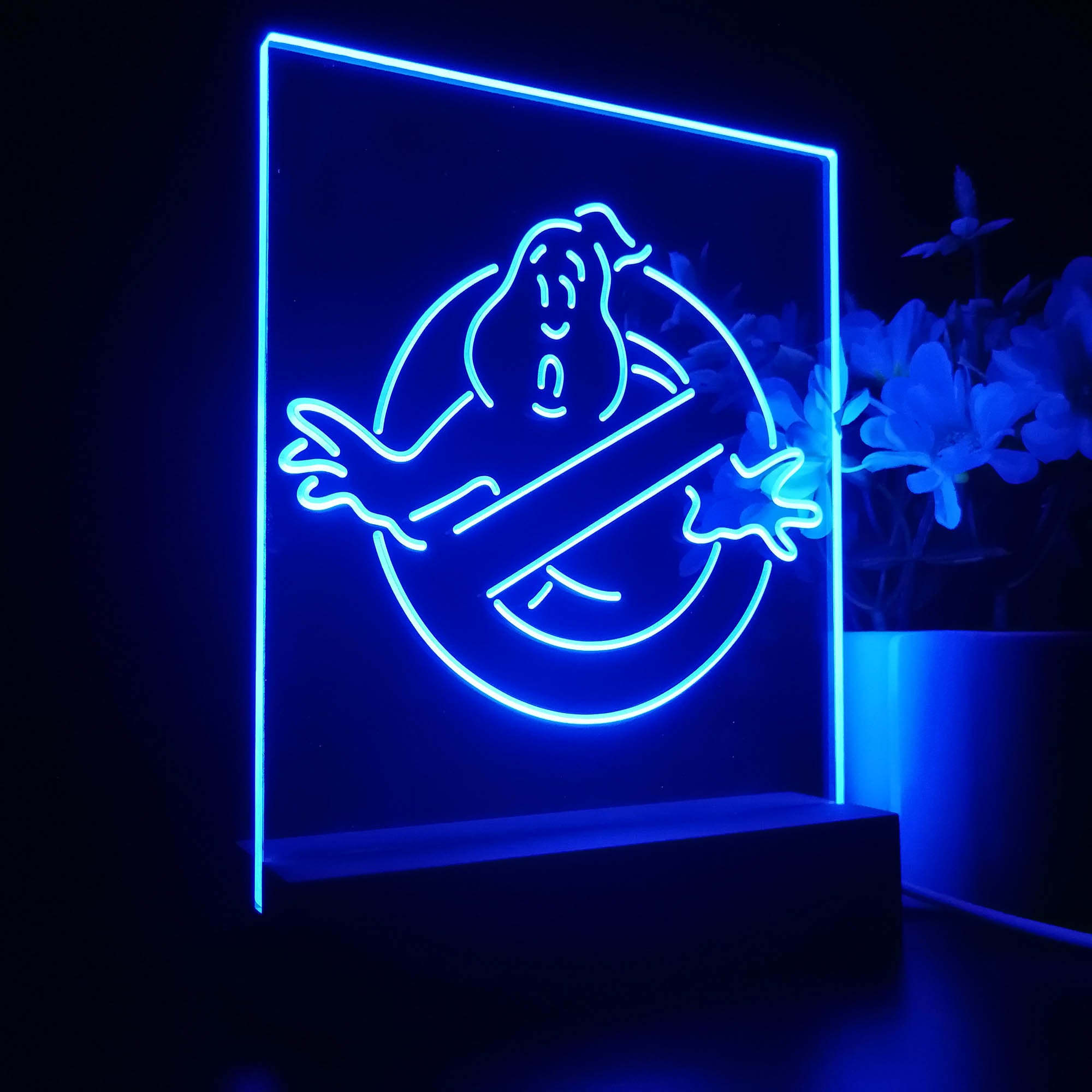 Ghostbusters No Ghosts 3D LED Illusion Night Light