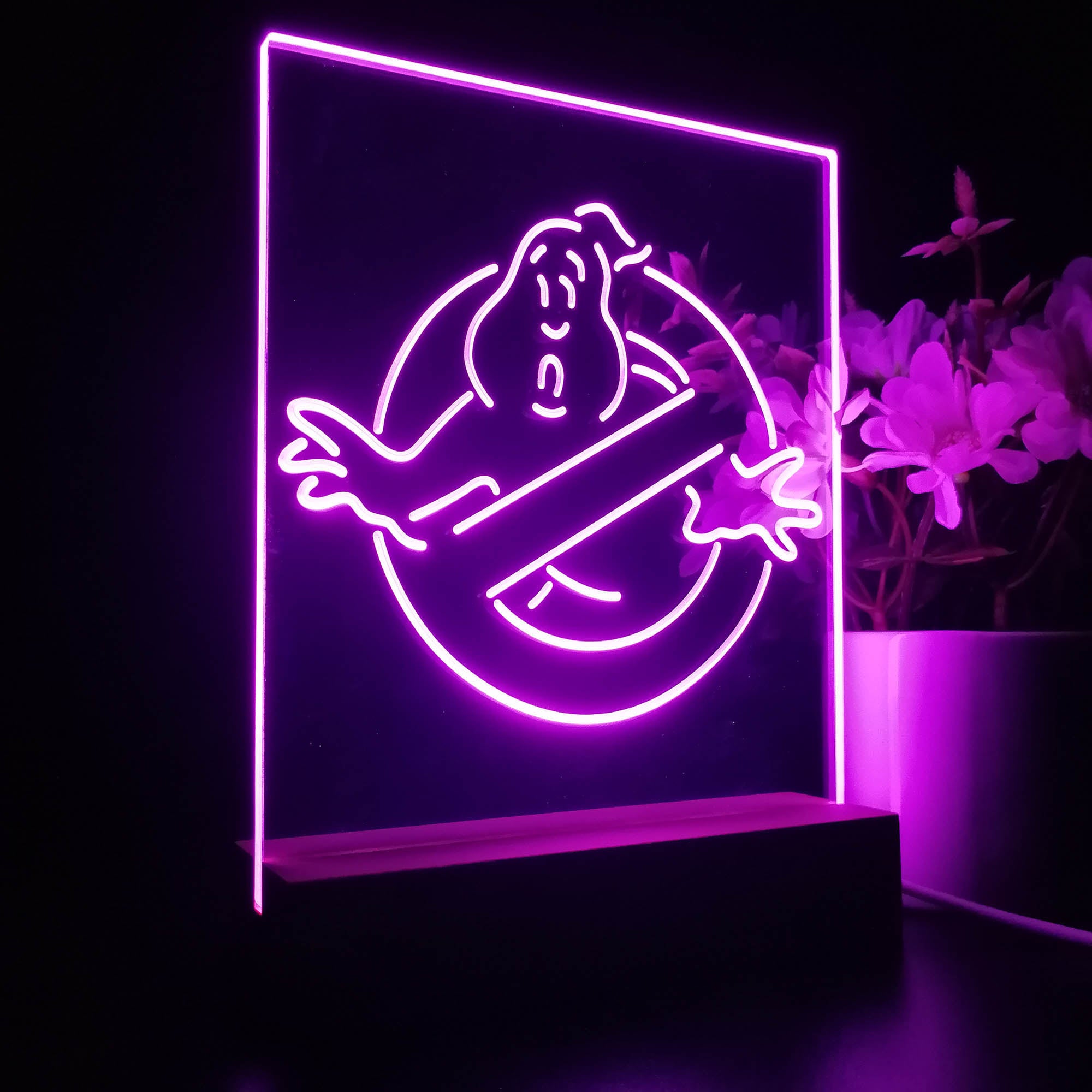 Ghostbusters No Ghosts 3D LED Illusion Night Light