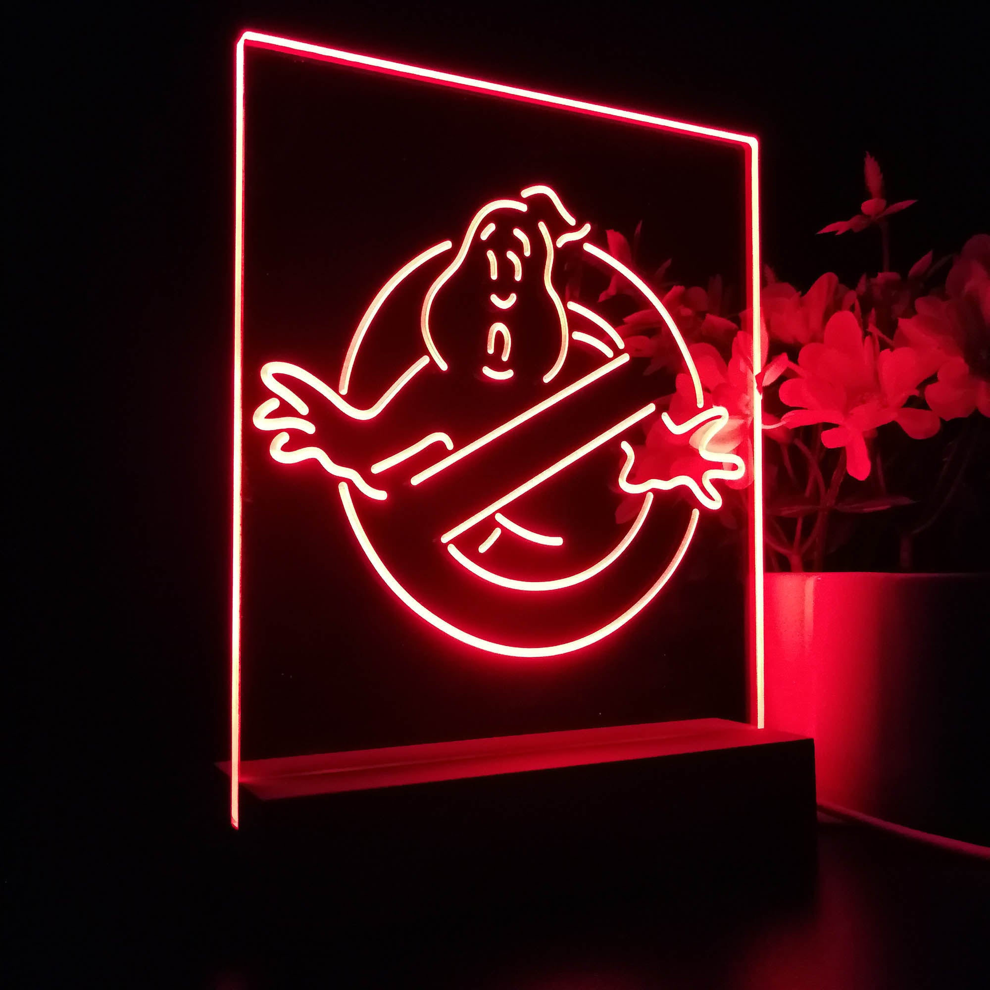 Ghostbusters No Ghosts 3D LED Illusion Night Light