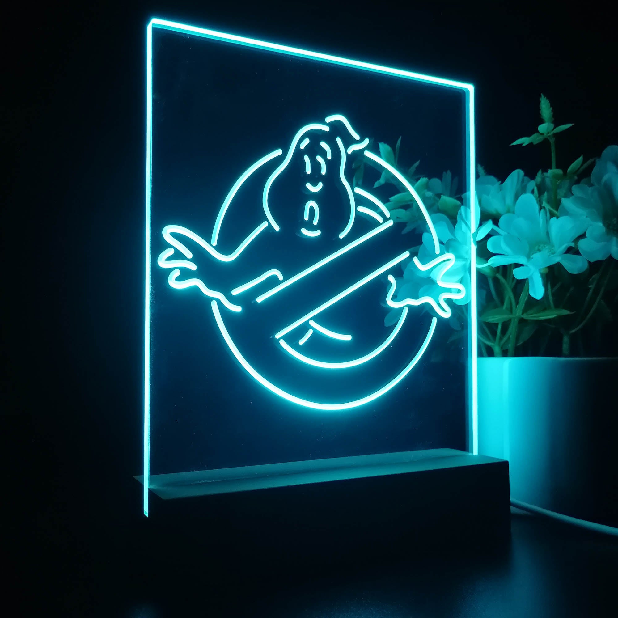 Ghostbusters No Ghosts 3D LED Illusion Night Light