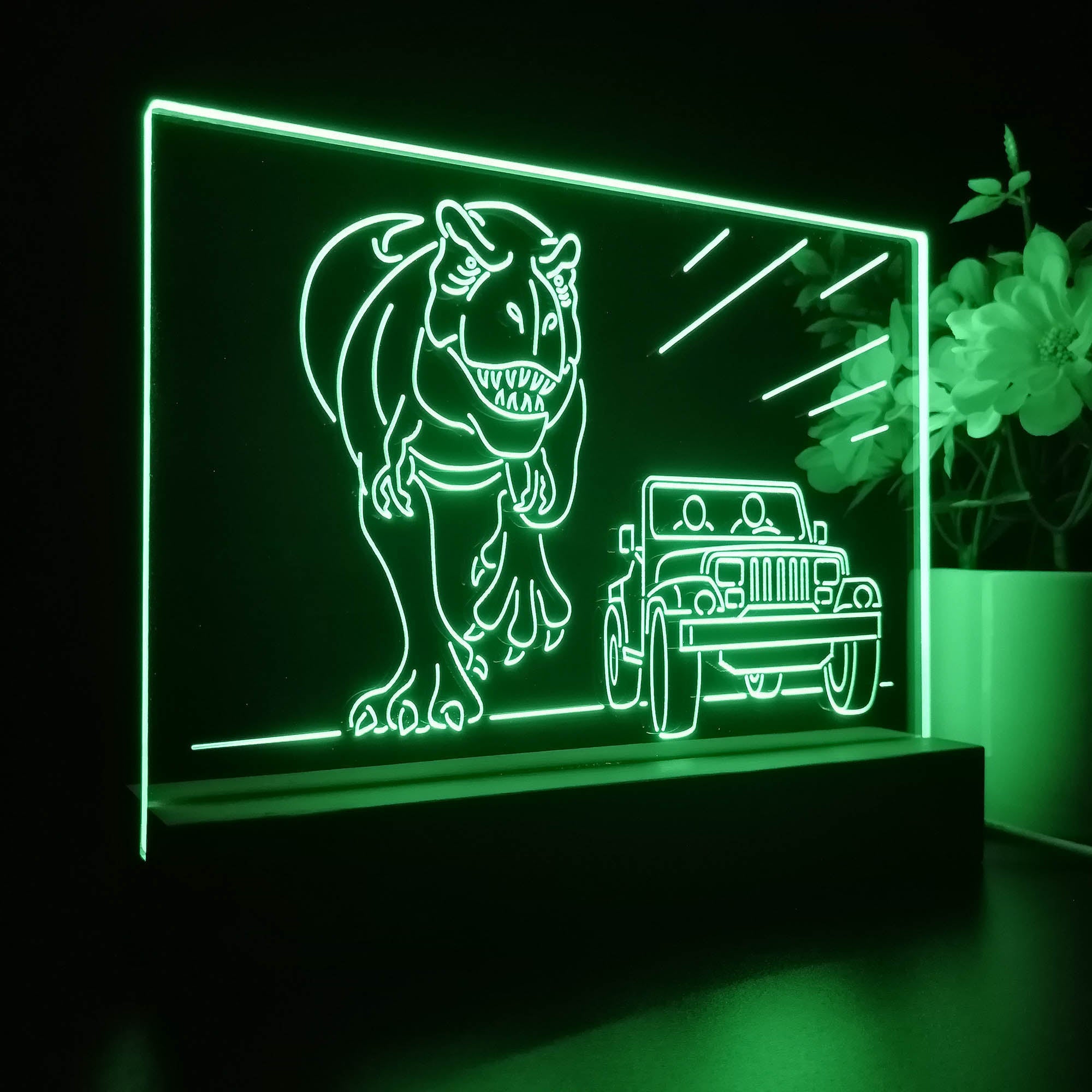 Jurassic Park 3D LED Illusion Night Light